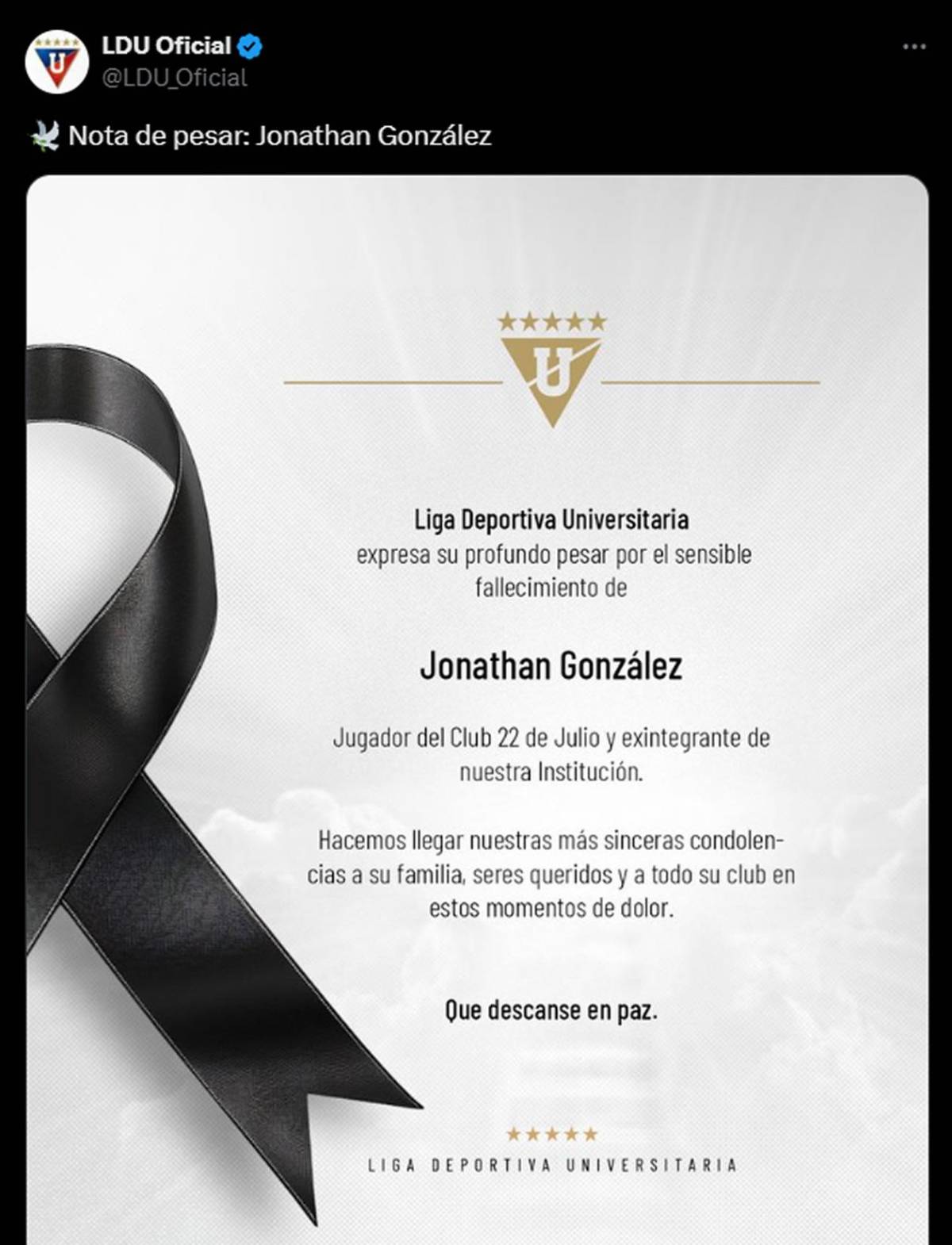 Matan de manera violenta a reconocido futbolista: terror y conmoción en Ecuador