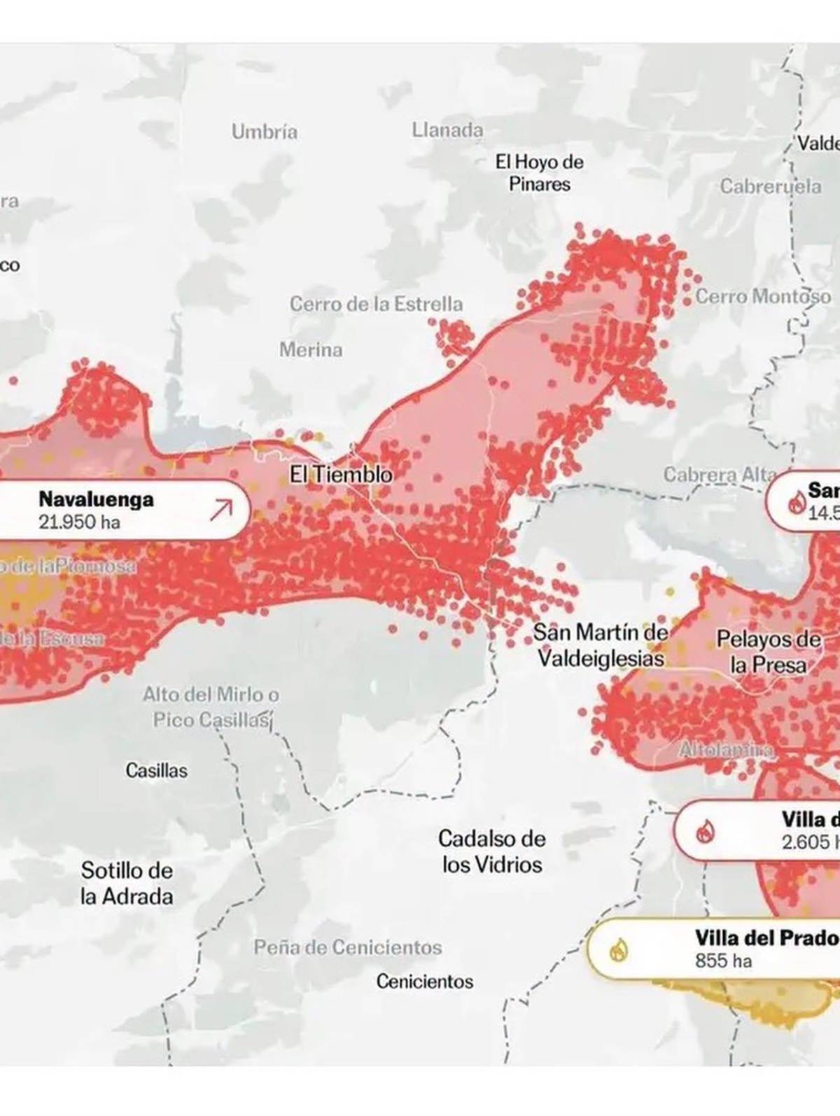 Incendios en España ponen en alerta a miles de hondureños que viven en Madrid