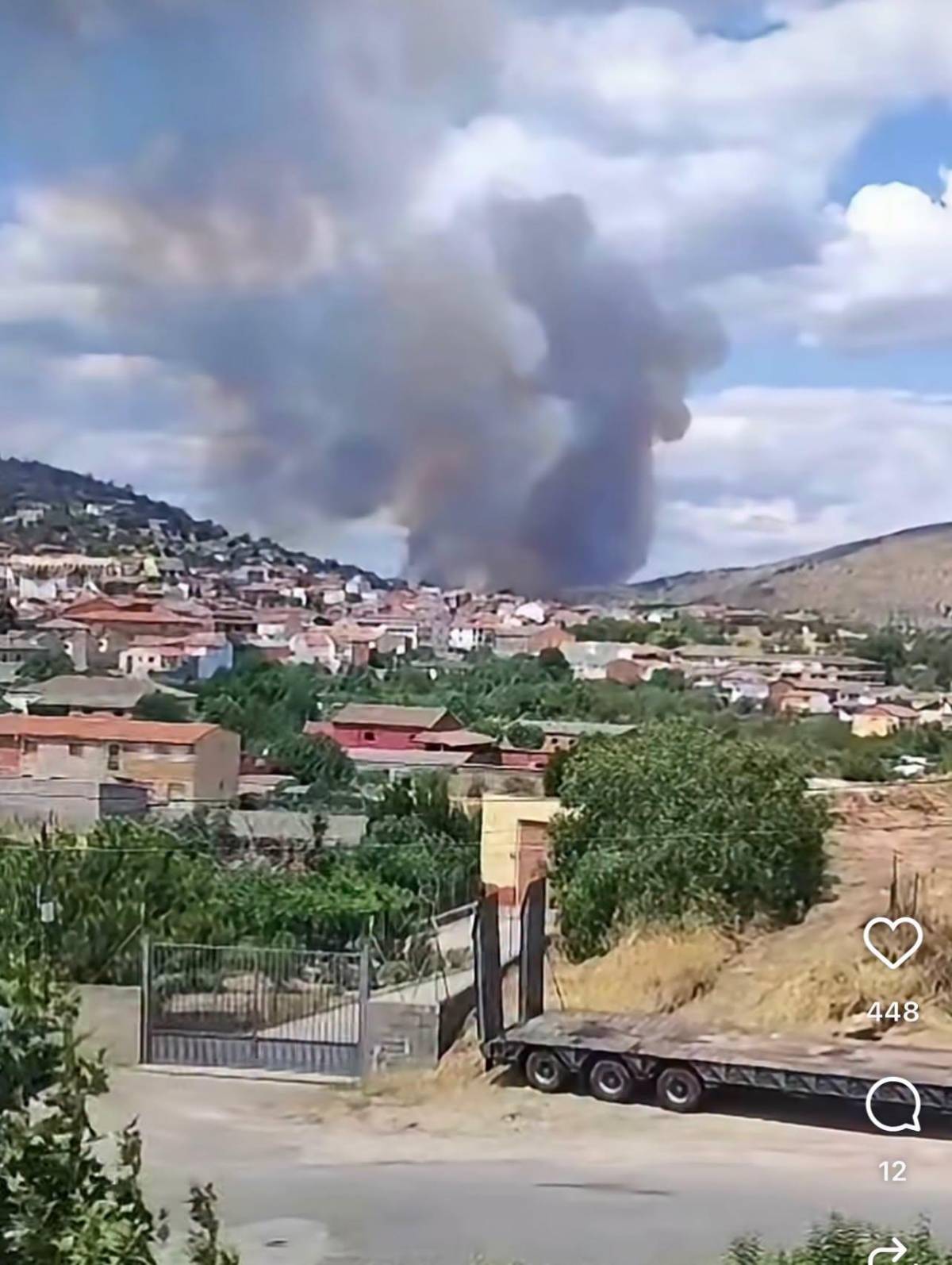 Incendios en España ponen en alerta a miles de hondureños que viven en Madrid