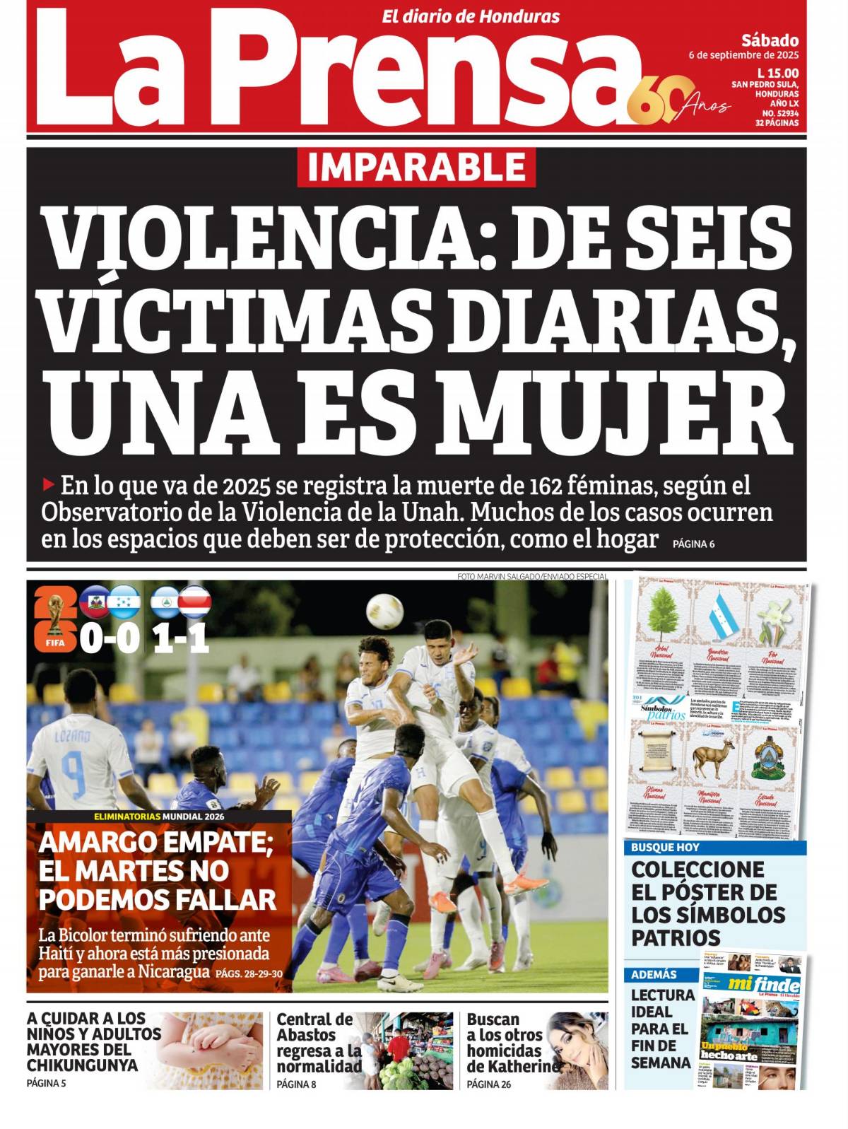 Violencia: De seis víctimas diarias, una es mujer