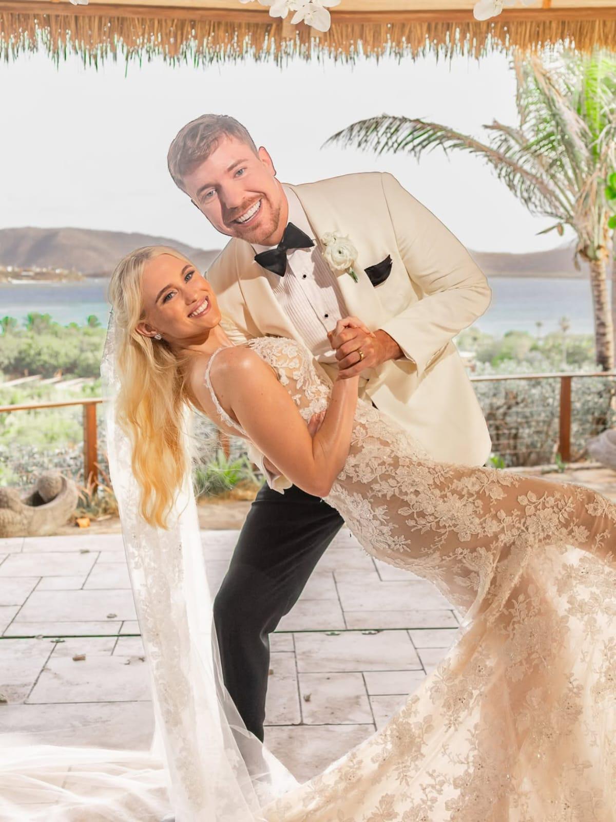 MrBeast deja los retos por el altar: así fue su exclusiva boda en una isla del Caribe