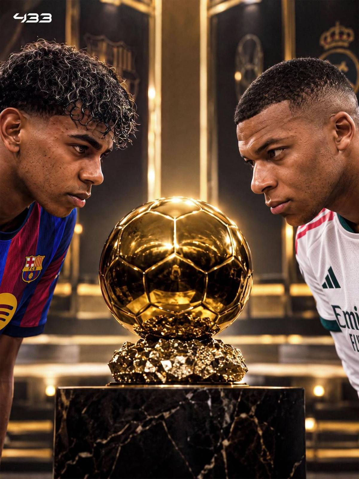 Balón de Oro 2026: Mbappé da la sorpresa y duro golpe a Lamine Yamal en la encuesta de L'Équipe
