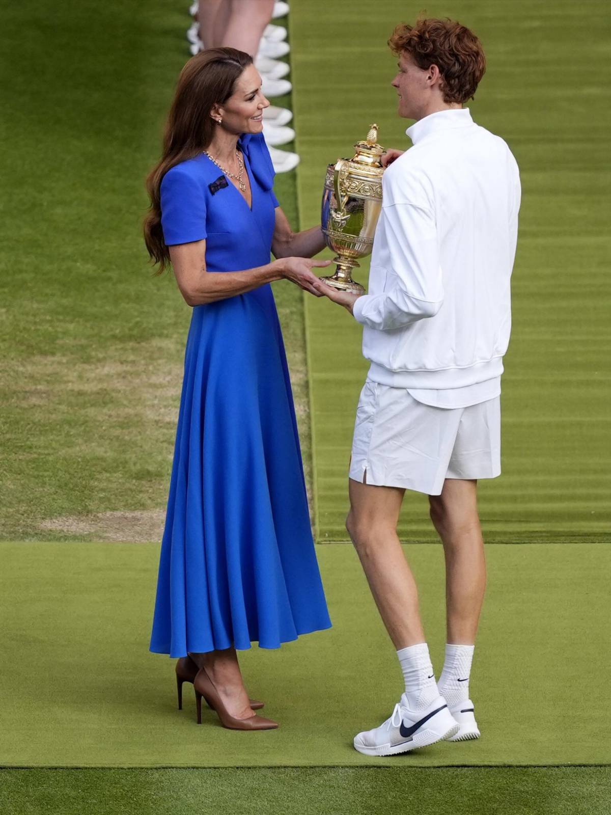 La princesa de Gales deslumbra en Wimbledon