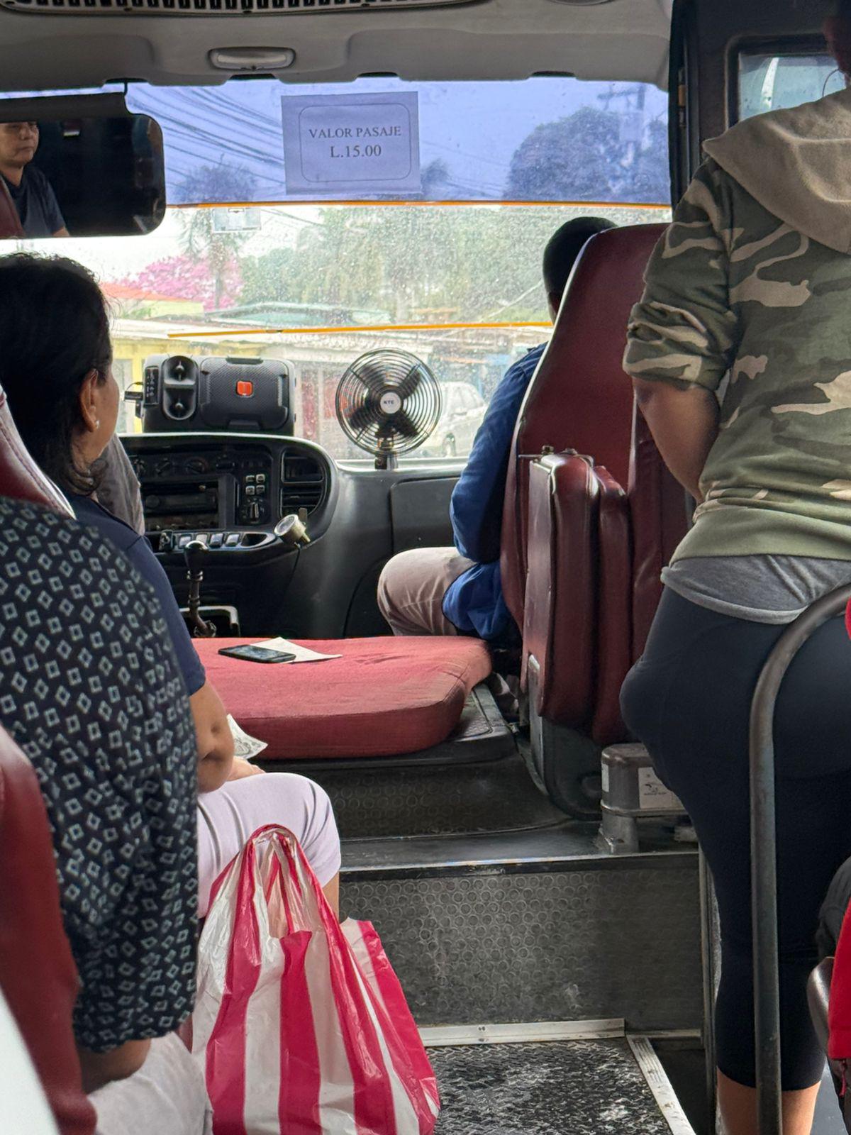 De 13 a 15 lempiras: transportistas suben el pasaje sin autorización oficial en SPS