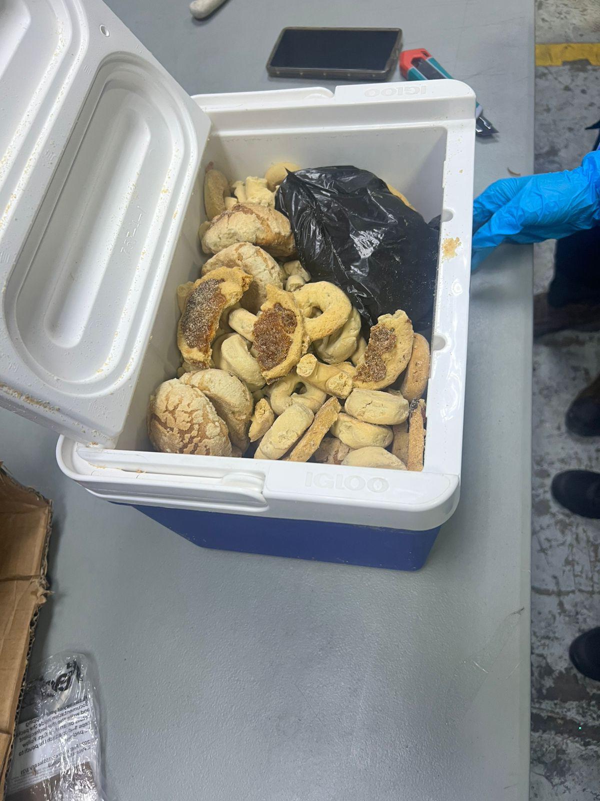 No era pan, era droga lo que enviaban a Charlotte; decomisan encomienda en San Pedro Sula