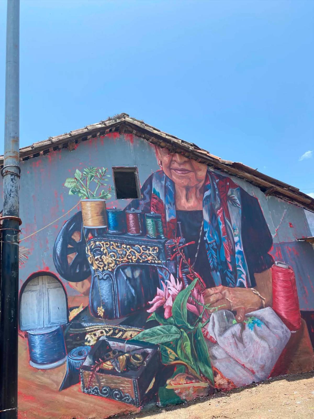 ¡Vaya por su foto! 30 coloridos y creativos murales embellecen San Francisco de Yojoa