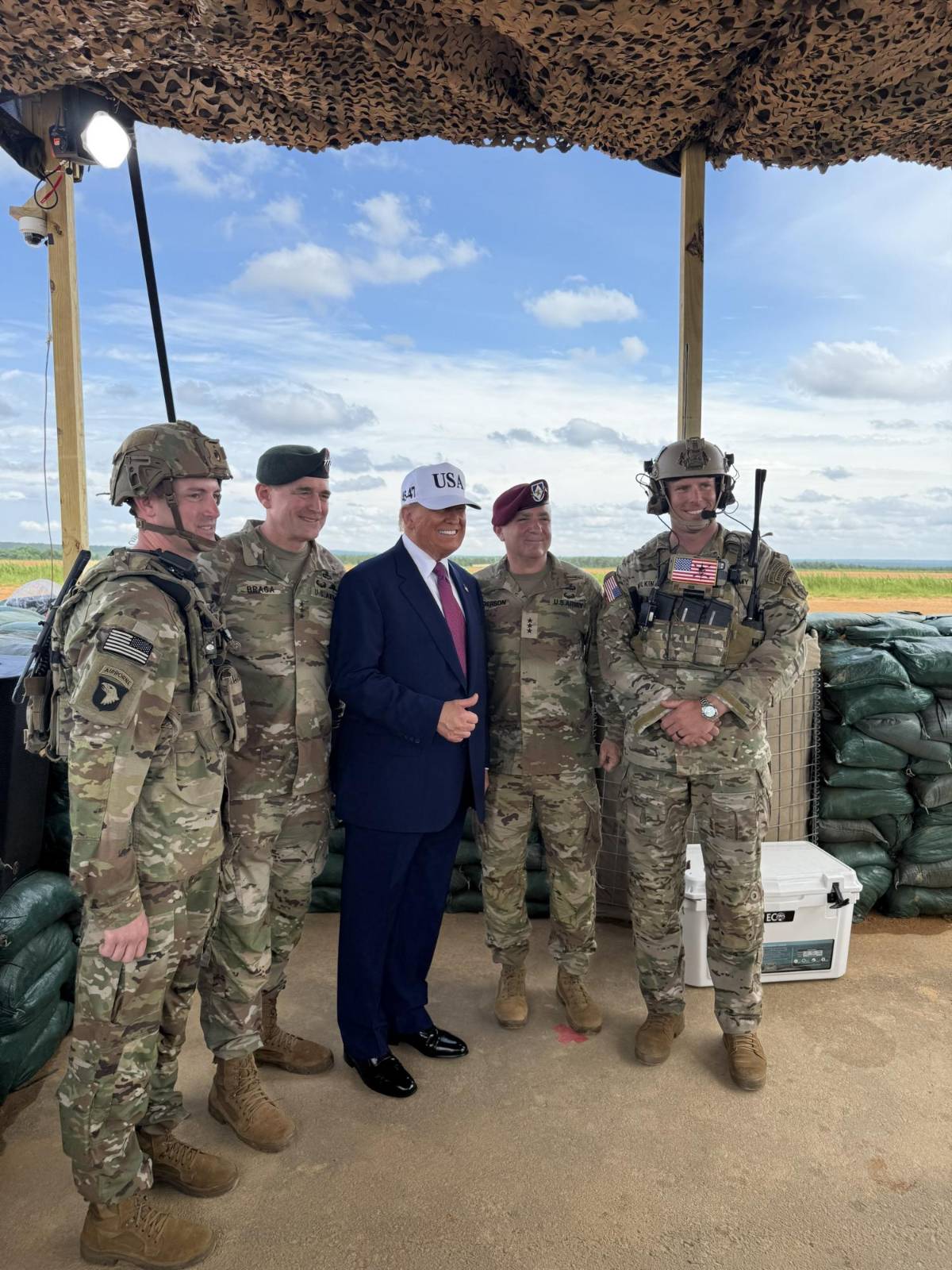 Soldados y tanques se preparan para el gran desfile militar de Trump en Washington
