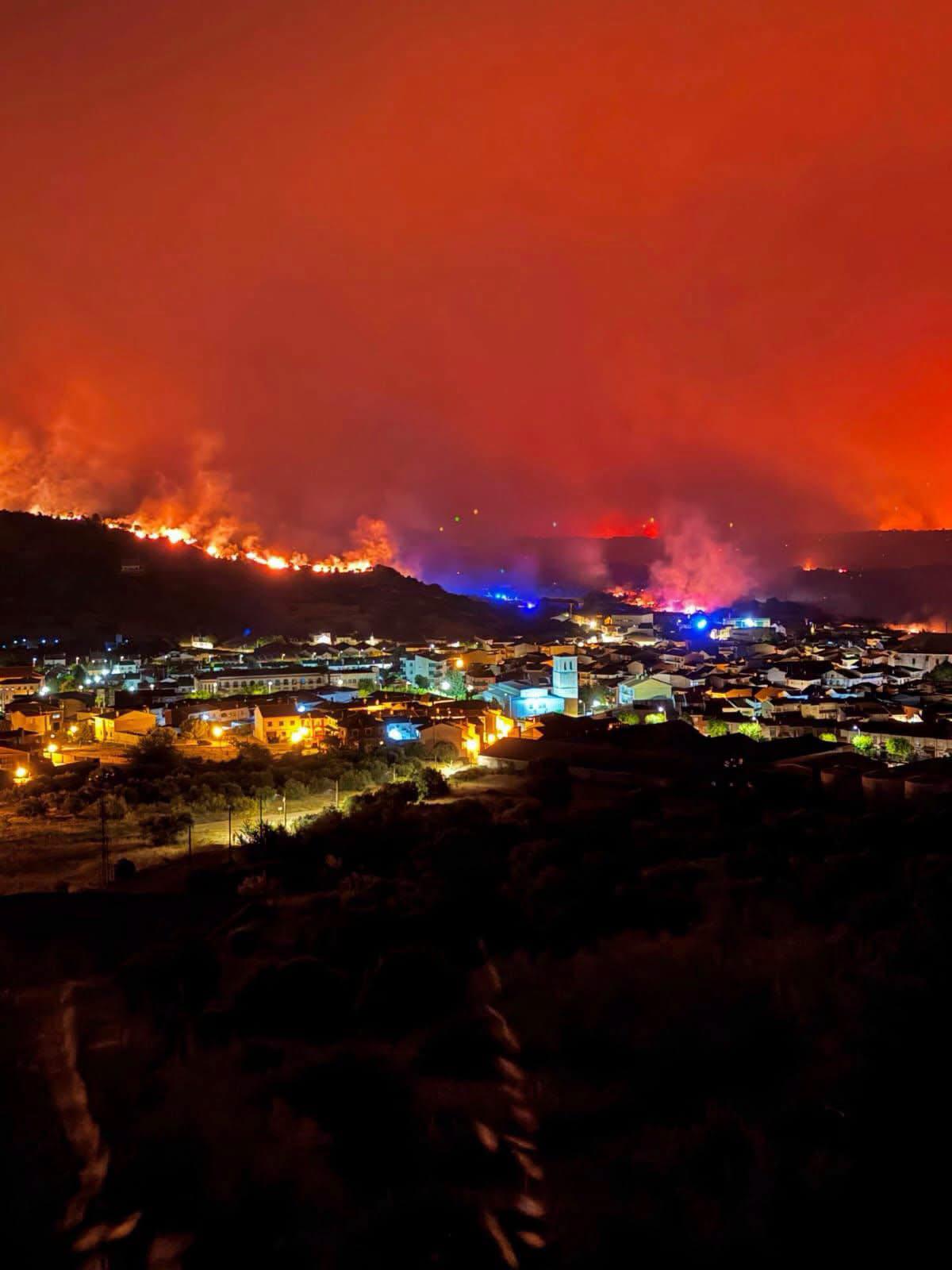 Incendios en España ponen en alerta a miles de hondureños que viven en Madrid