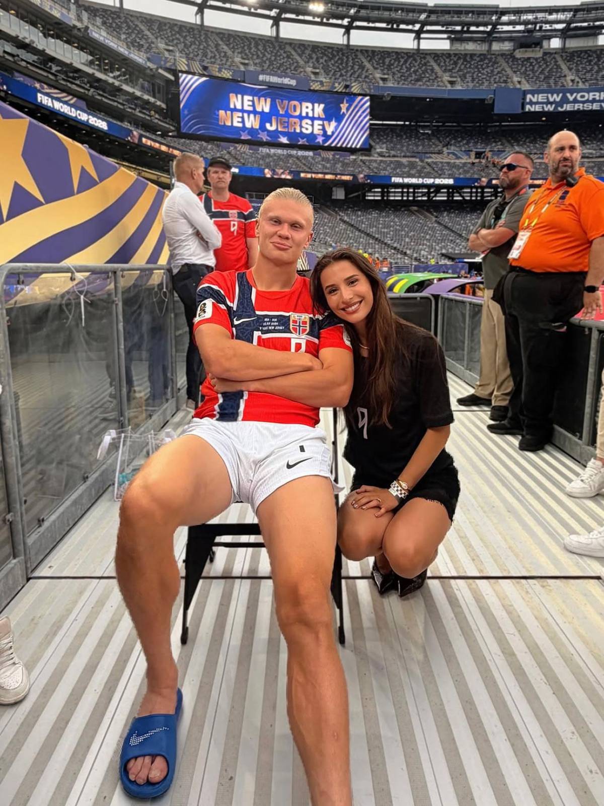 La nueva faceta de Haaland con su linda novia después de jugar el Mundial 2026