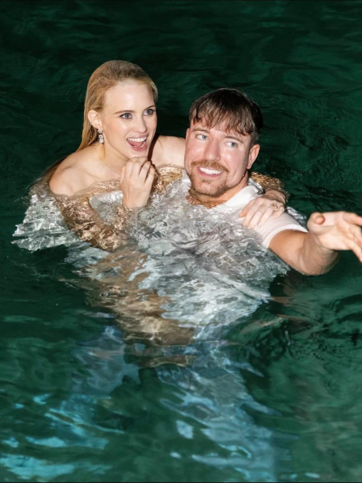 MrBeast deja los retos por el altar: así fue su exclusiva boda en una isla del Caribe
