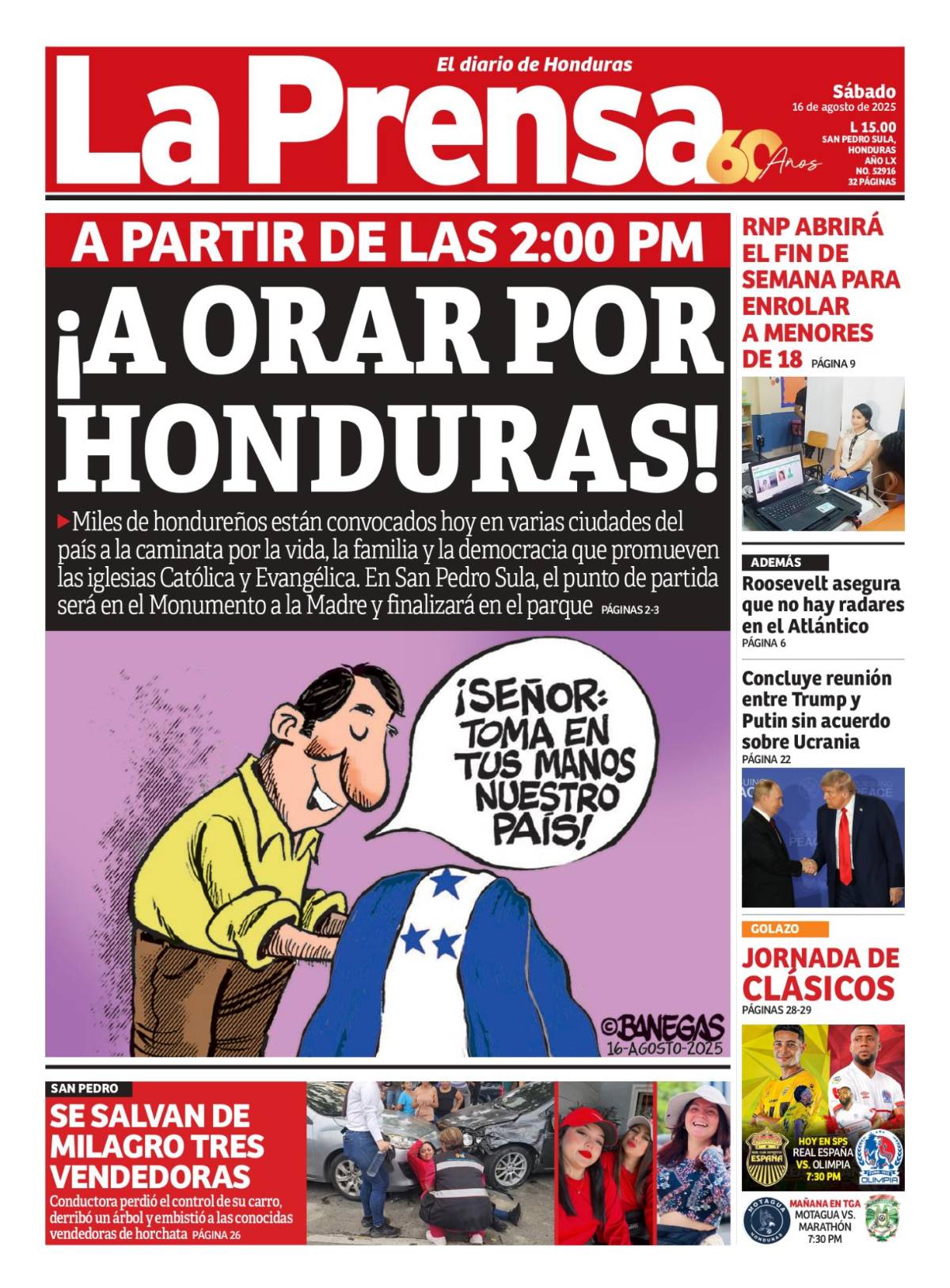 ¡A orar por Honduras!