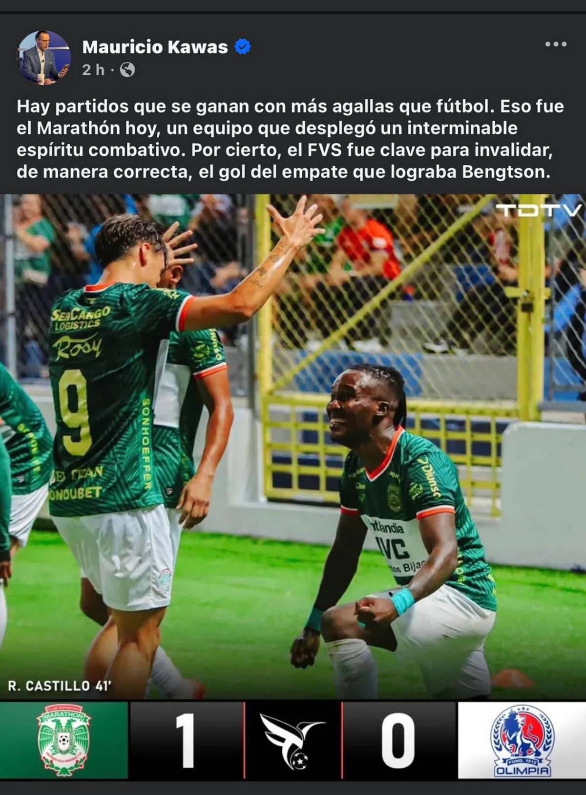 Justicia divina y papelón: reacción de prensa por eliminación de Olimpia ante Marathón