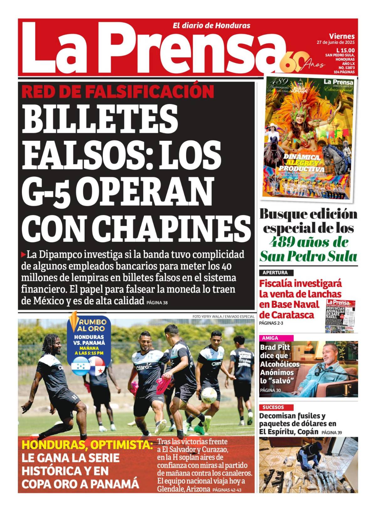 Billetes falsos: los G-5 operan con chapines