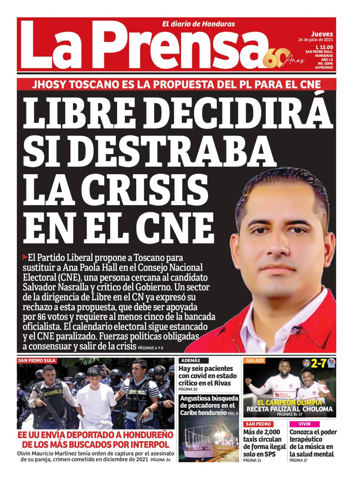 Libre decidirá si destraba la crisis en el CNE