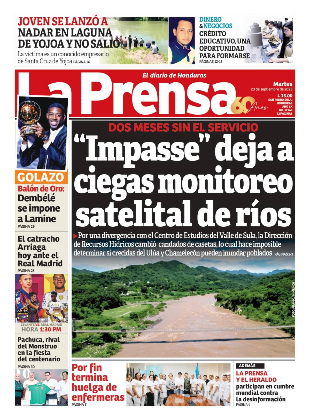 Impasse deja a ciegas monitoreo satelital de ríos