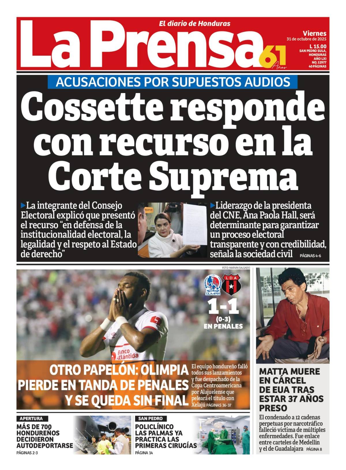 Cossette responde con recurso en la Corte Suprema