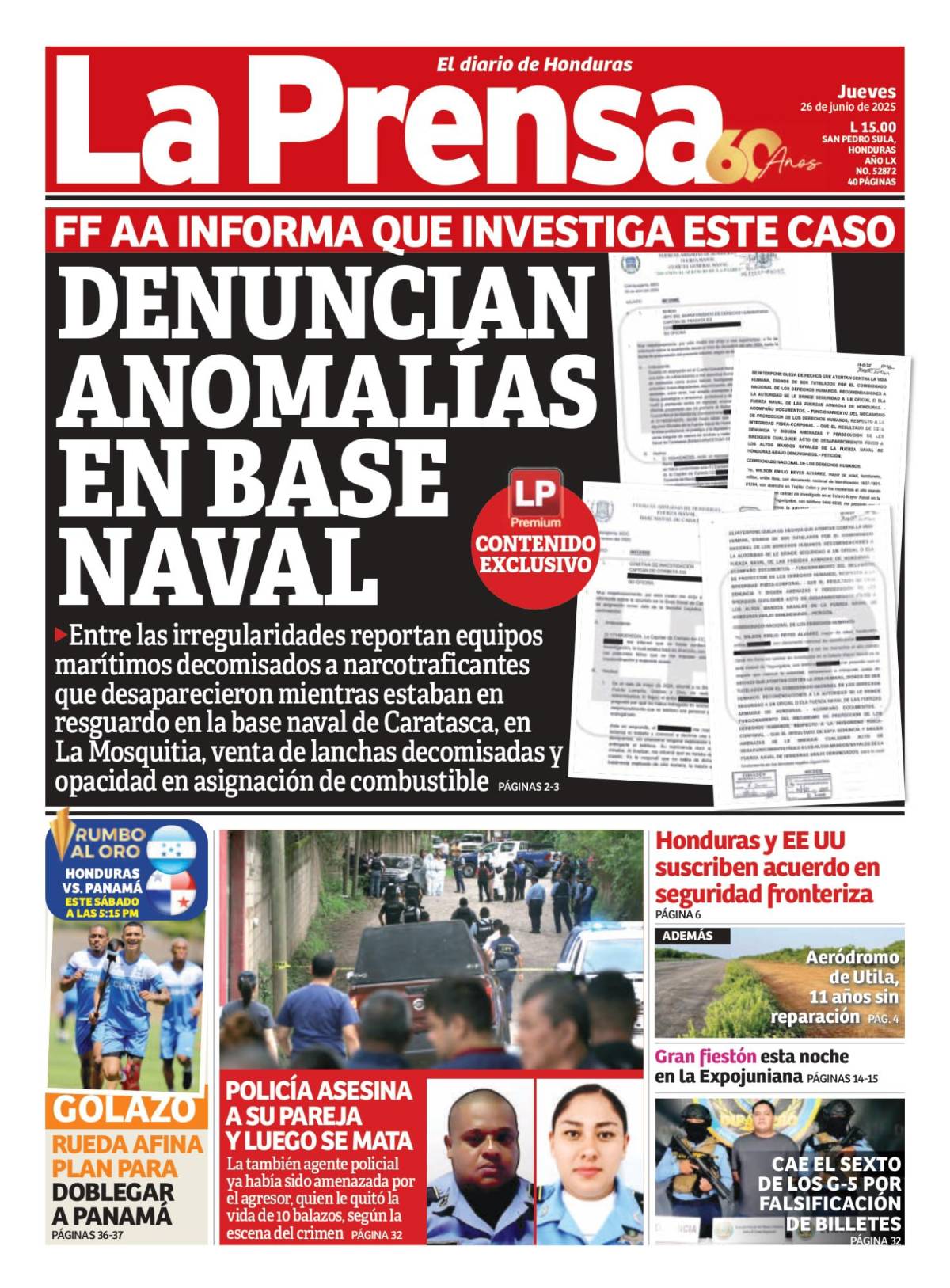 Denuncian anomalías en base naval