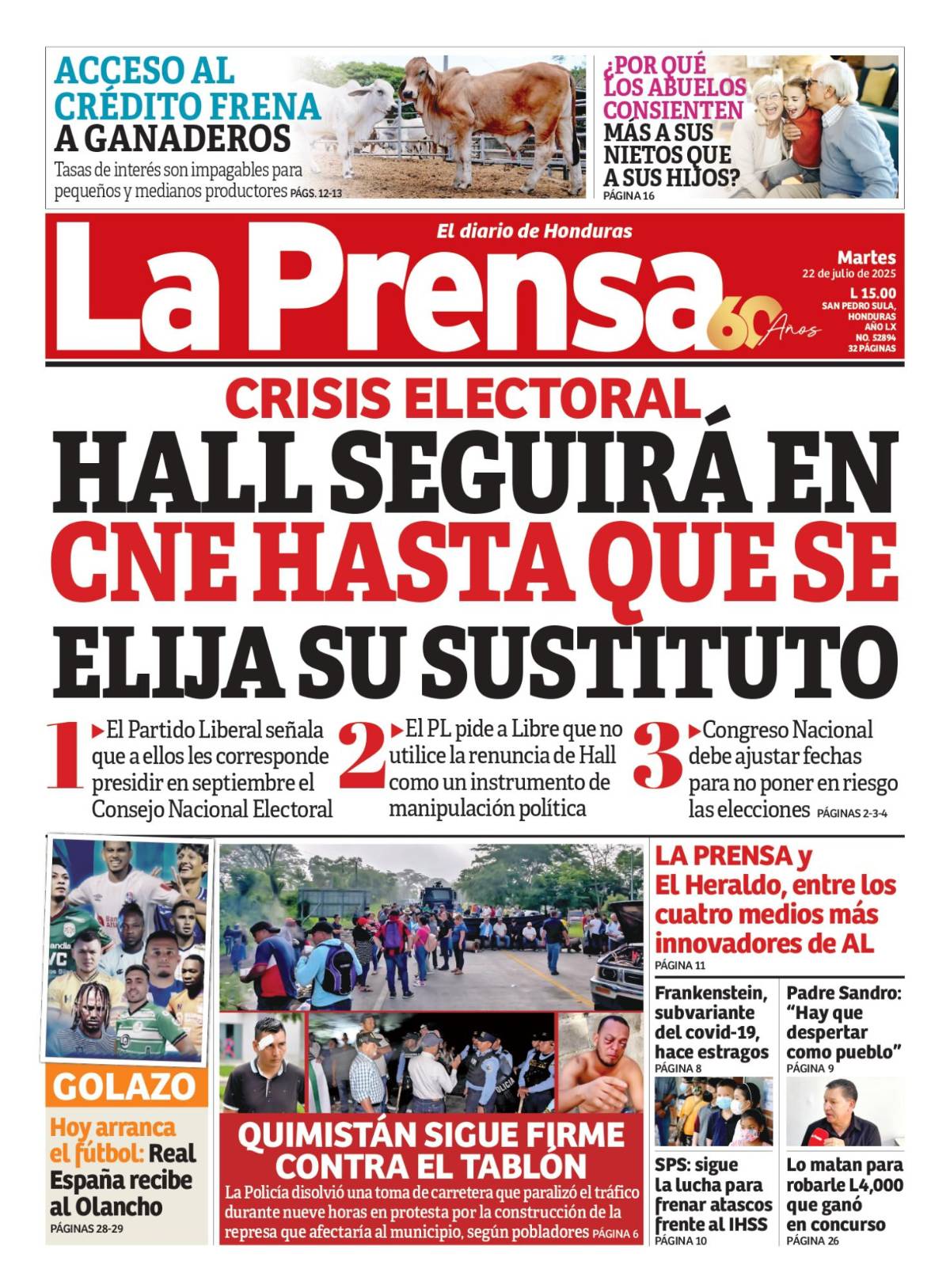 Hall seguirá en CNE hasta que se elija su sustituto