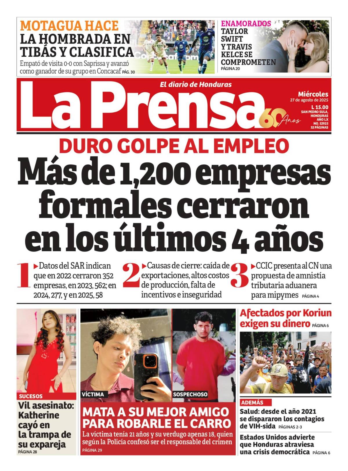 Más de 1,200 empresas formales cerraron en los últimos 4 años