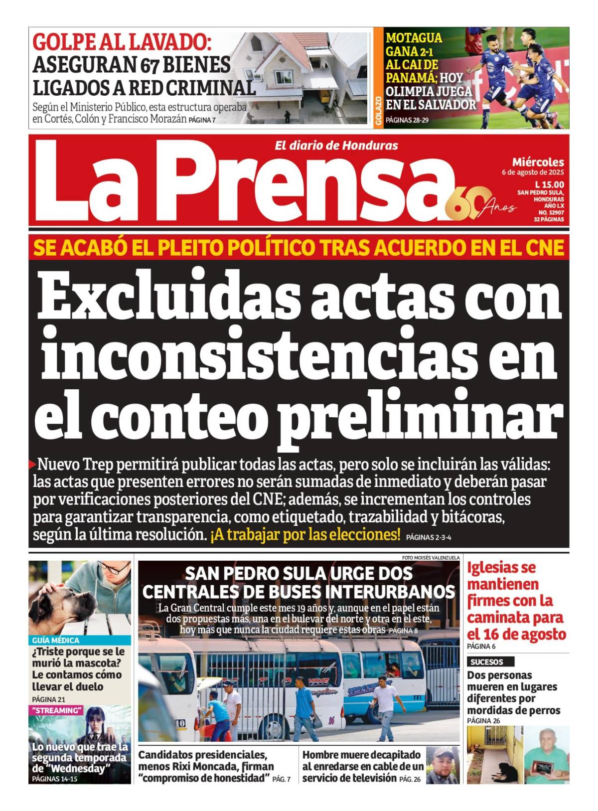 Excluidas actas con inconsistencias en el conteo preliminar