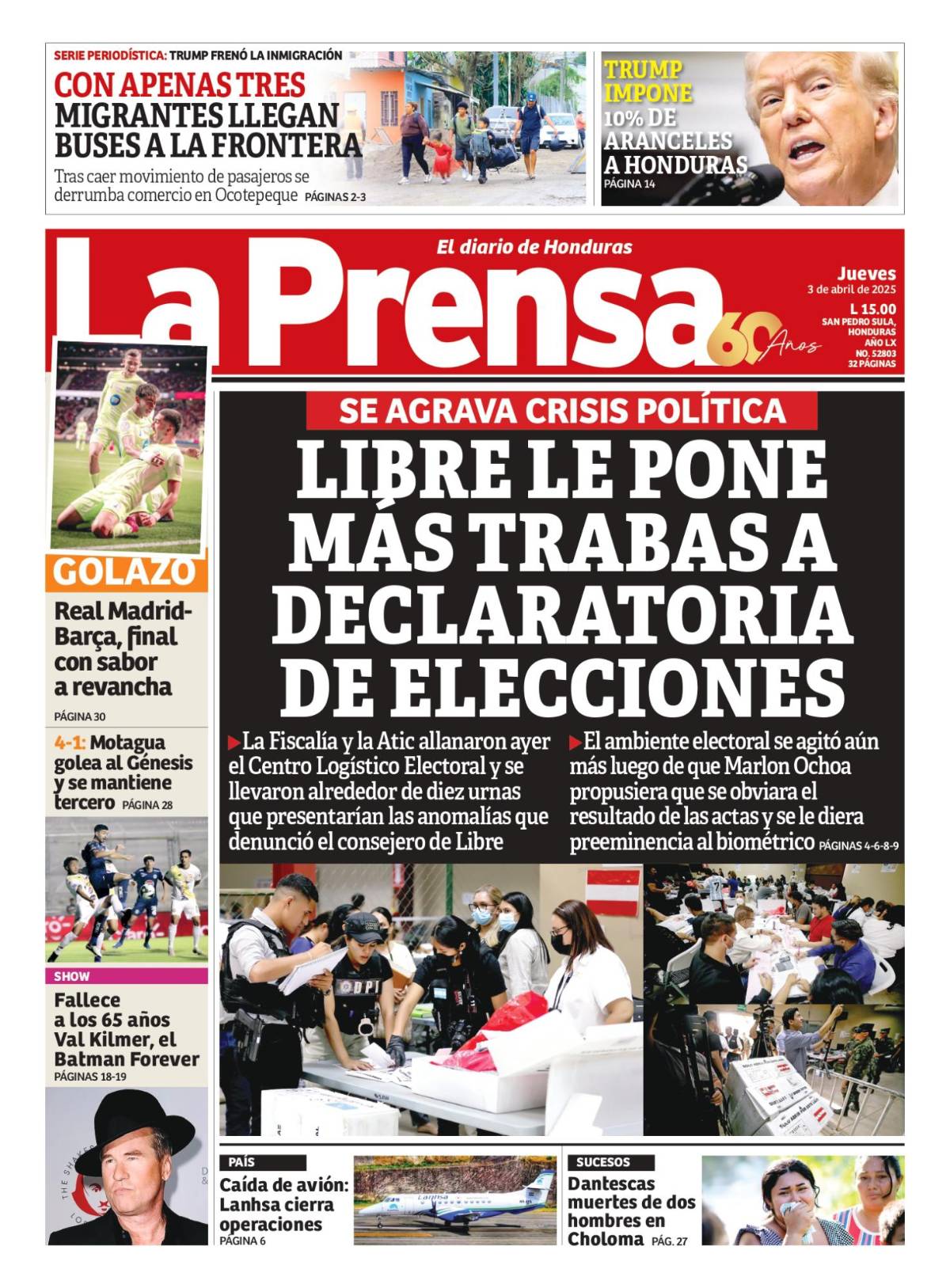 Libre le pone más trabas a declaratoria de elecciones