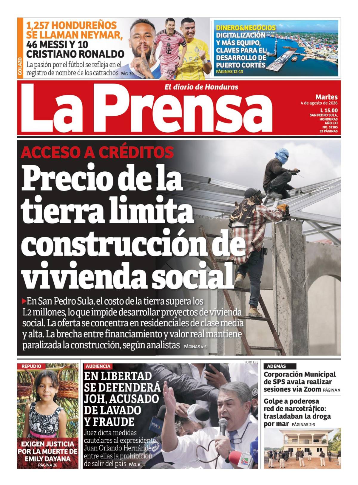 Precio de la tierra limita construcción de vivienda social