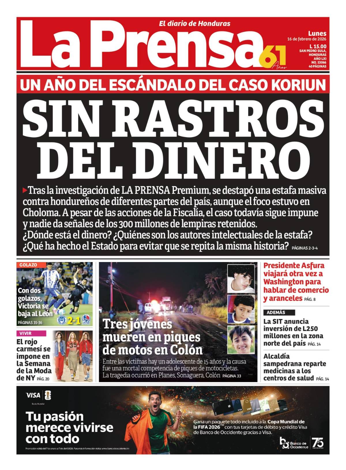 Sin rastros del dinero