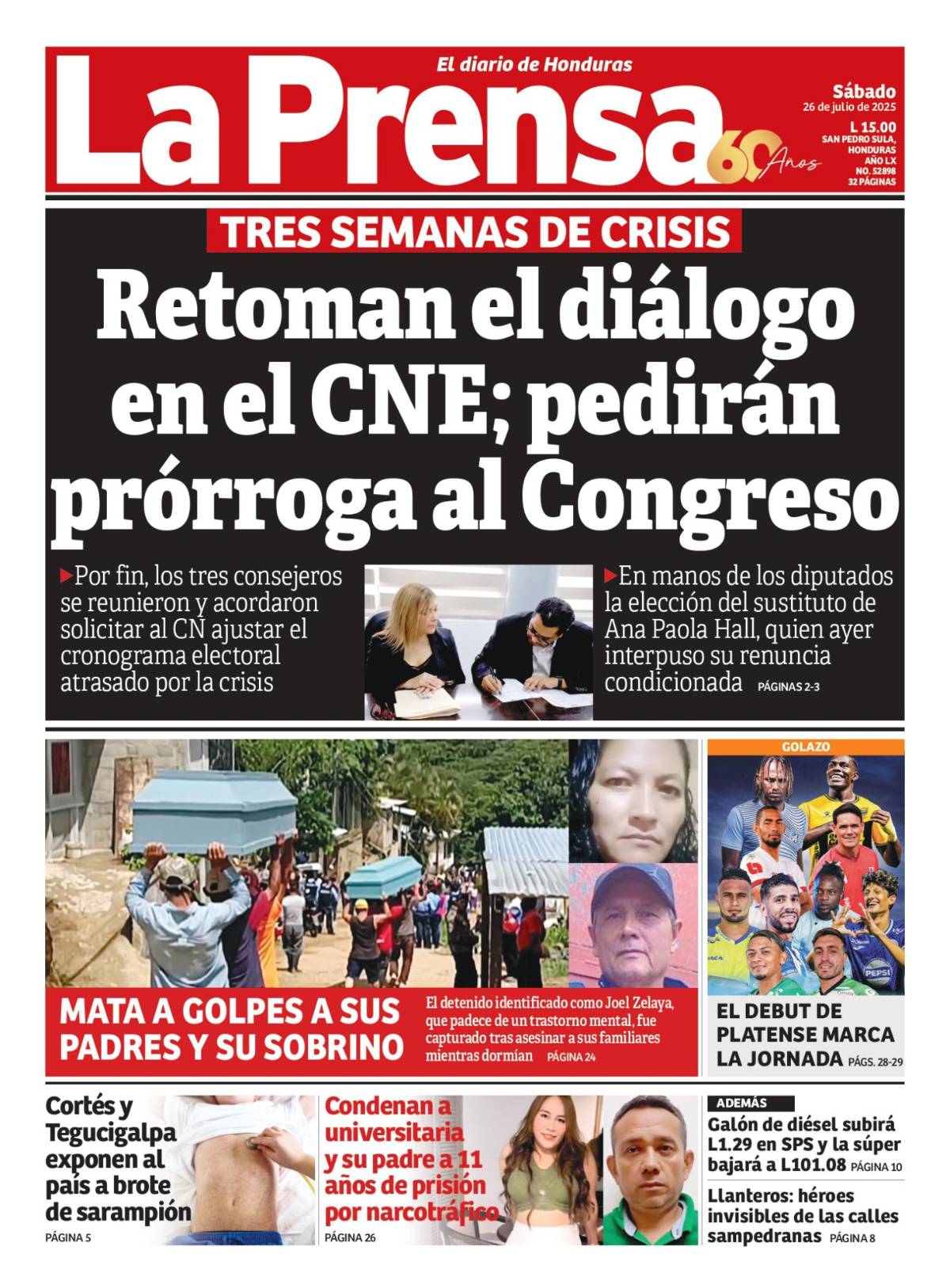 Retoman el diálogo en el CNE; pedirán prórroga al Congreso