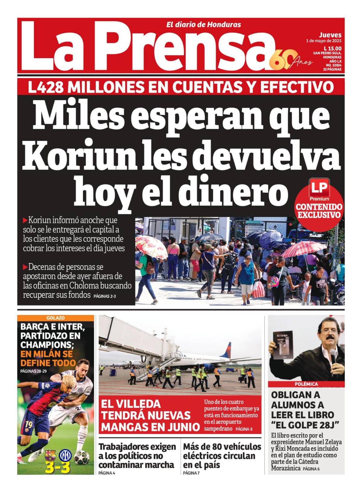 Miles esperan que Koriun les devuelva hoy el dinero