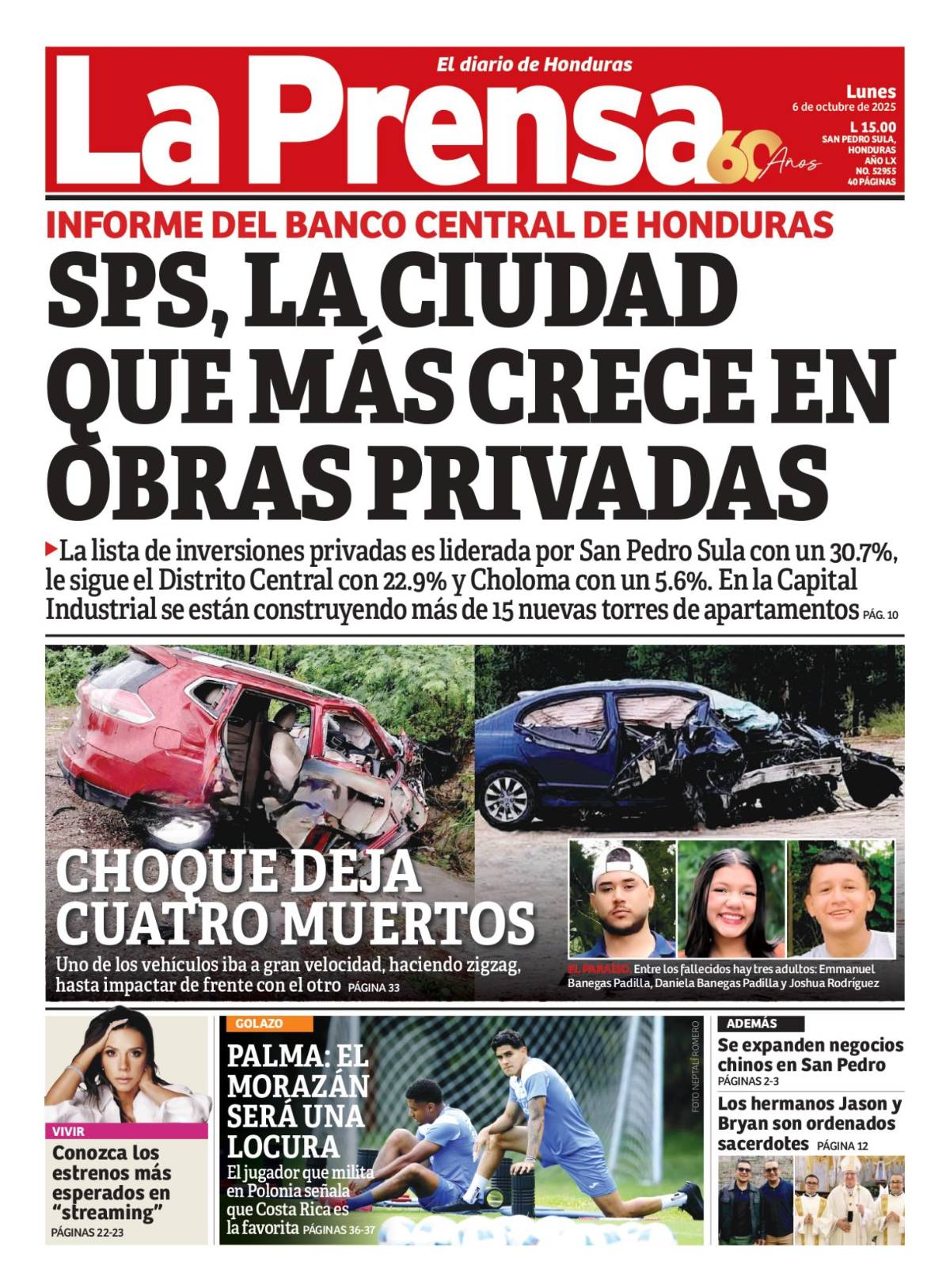 SPS, la ciudad que más crece en obras públicas