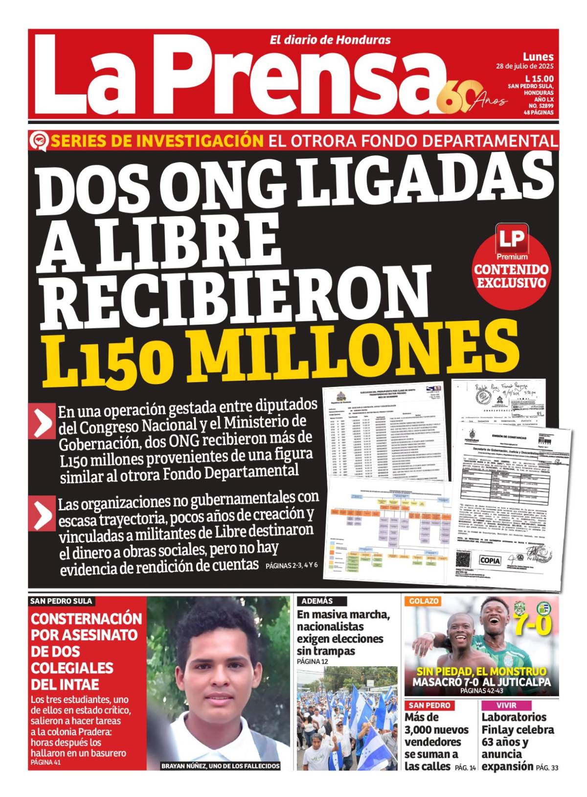 Dos ONG ligadas a Libre recibieron L150 millones
