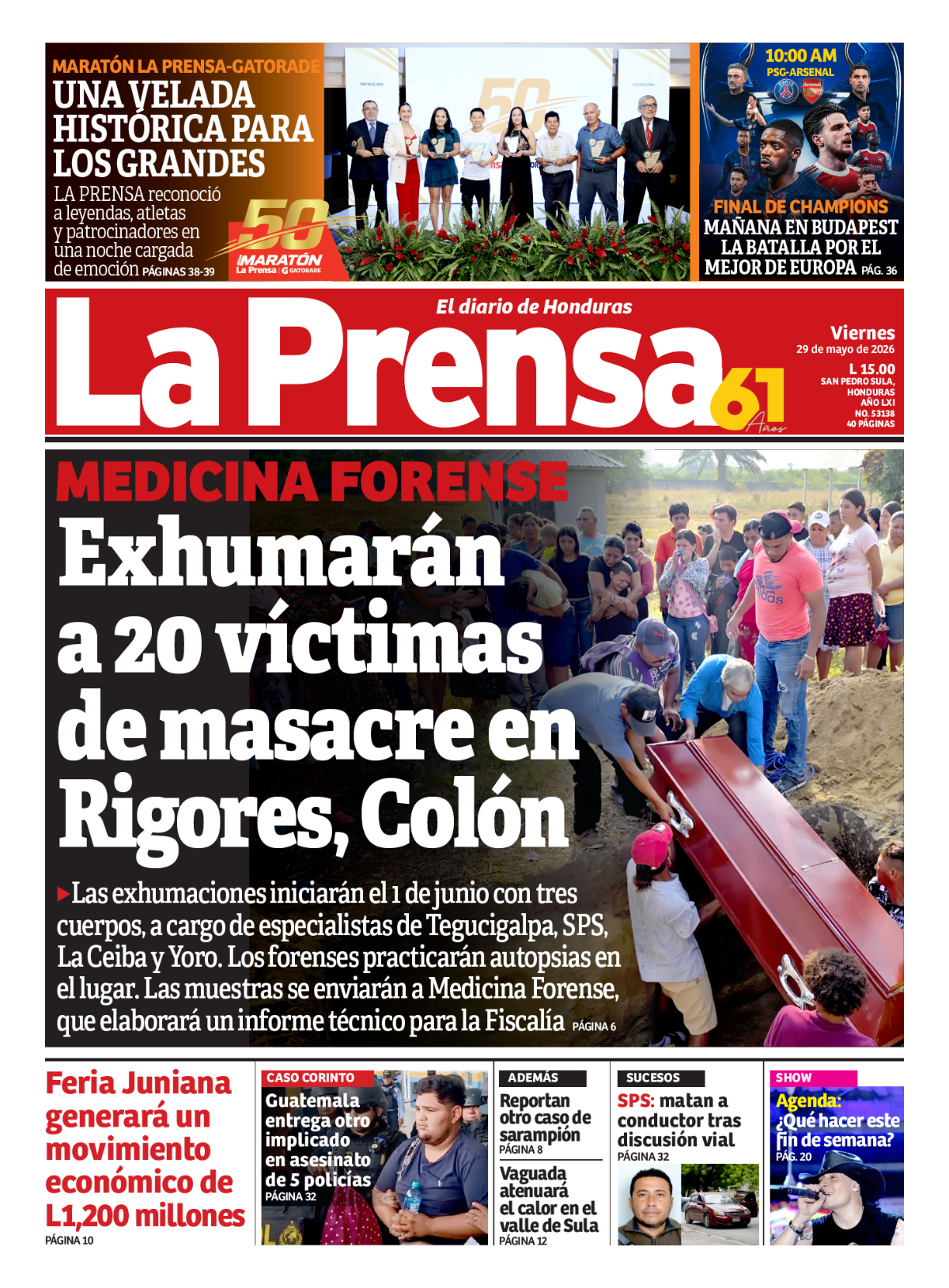 Exhumarán a 20 víctimas de masacre en Rigores, Colón