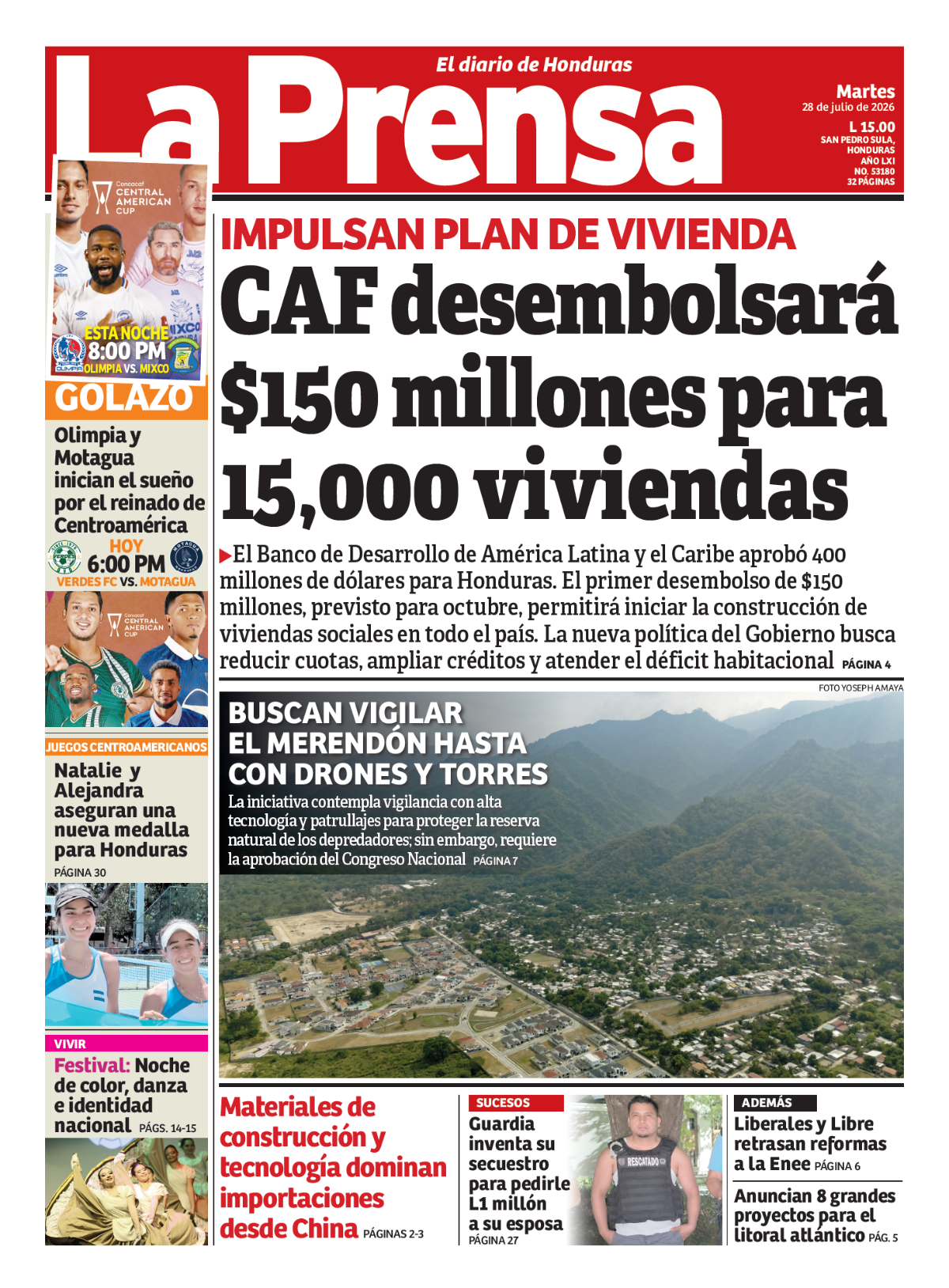 CAF desembolsará $150 millones para 15,000 viviendas