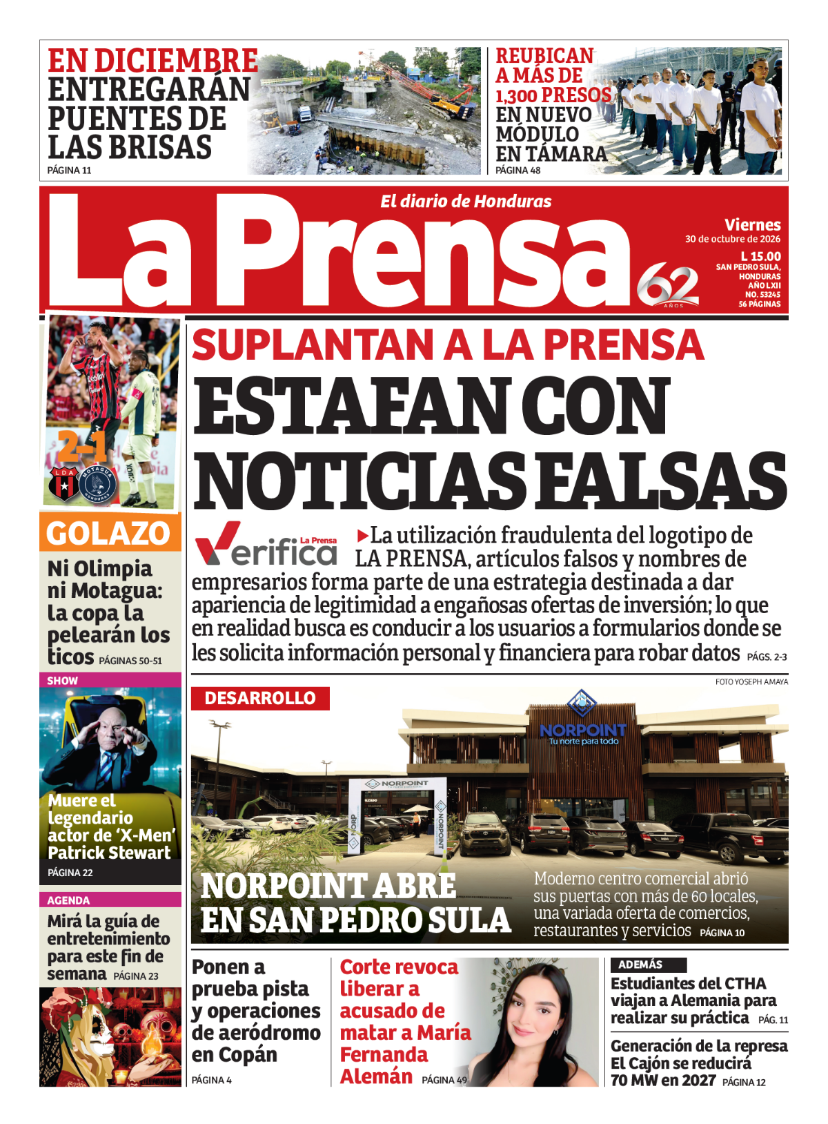 Estafan con noticias falsas