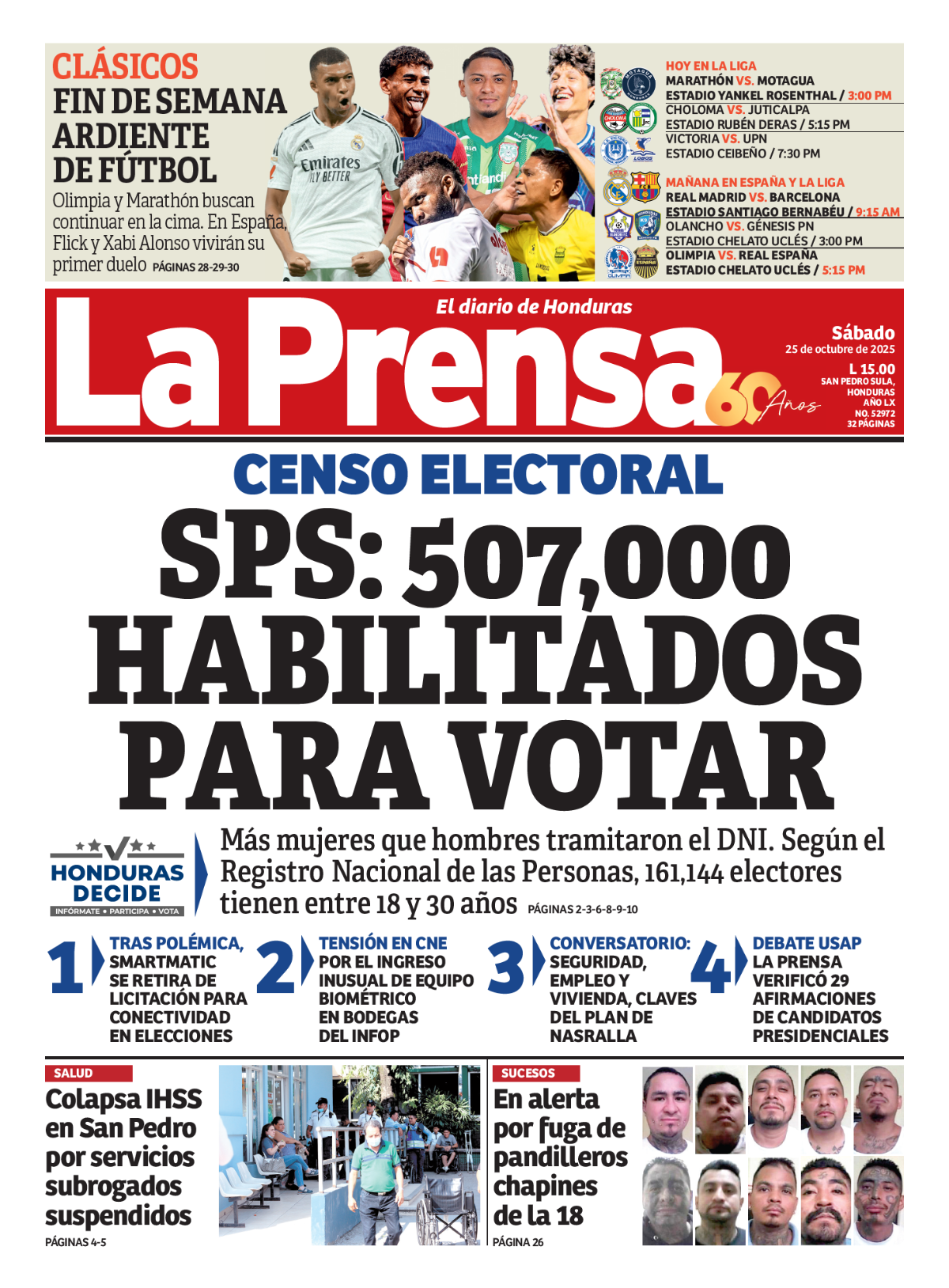 SPS: 507,000 habilitados para votar