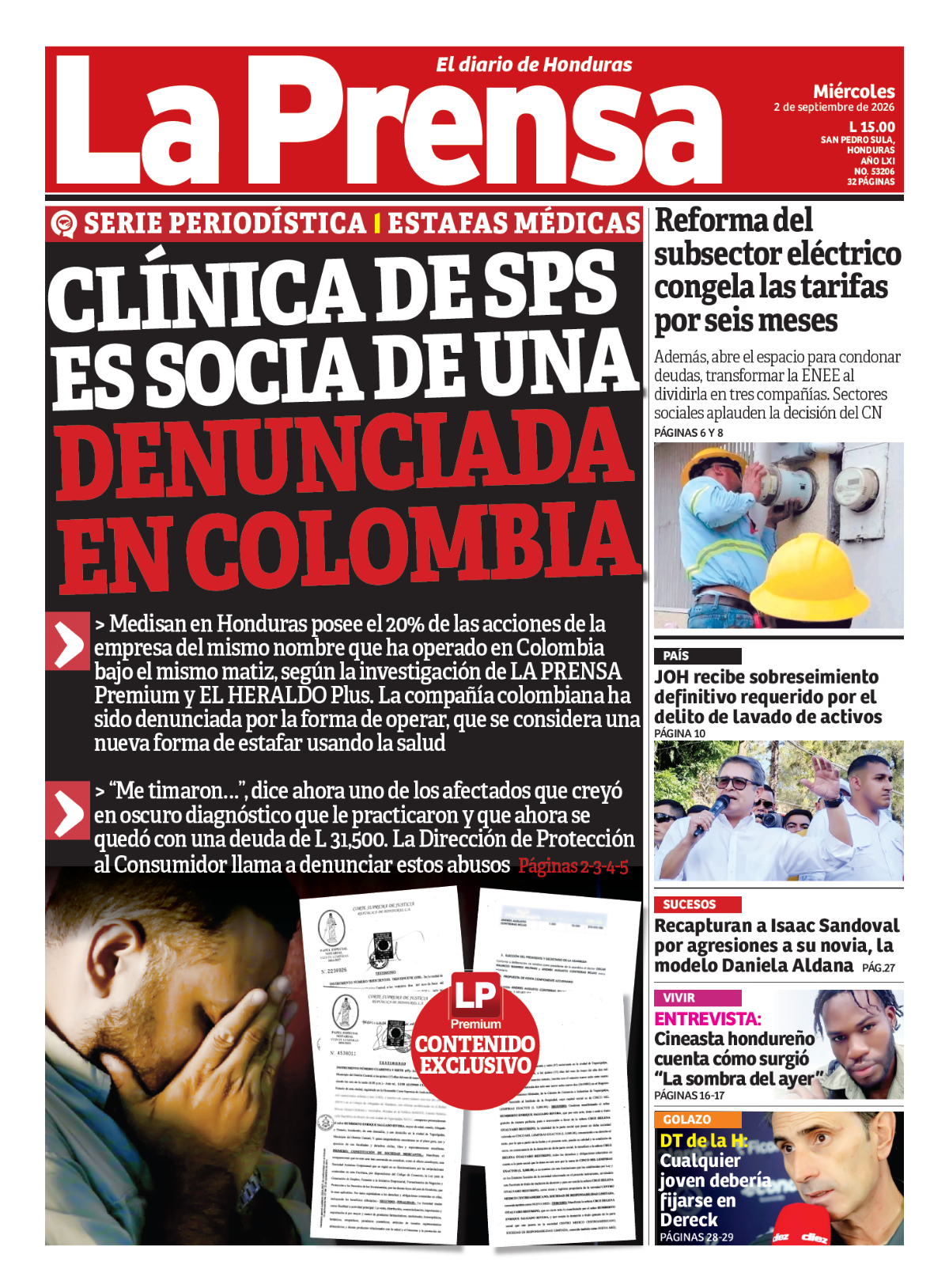 Clínica de SPS es socia de una denunciada en Colombia