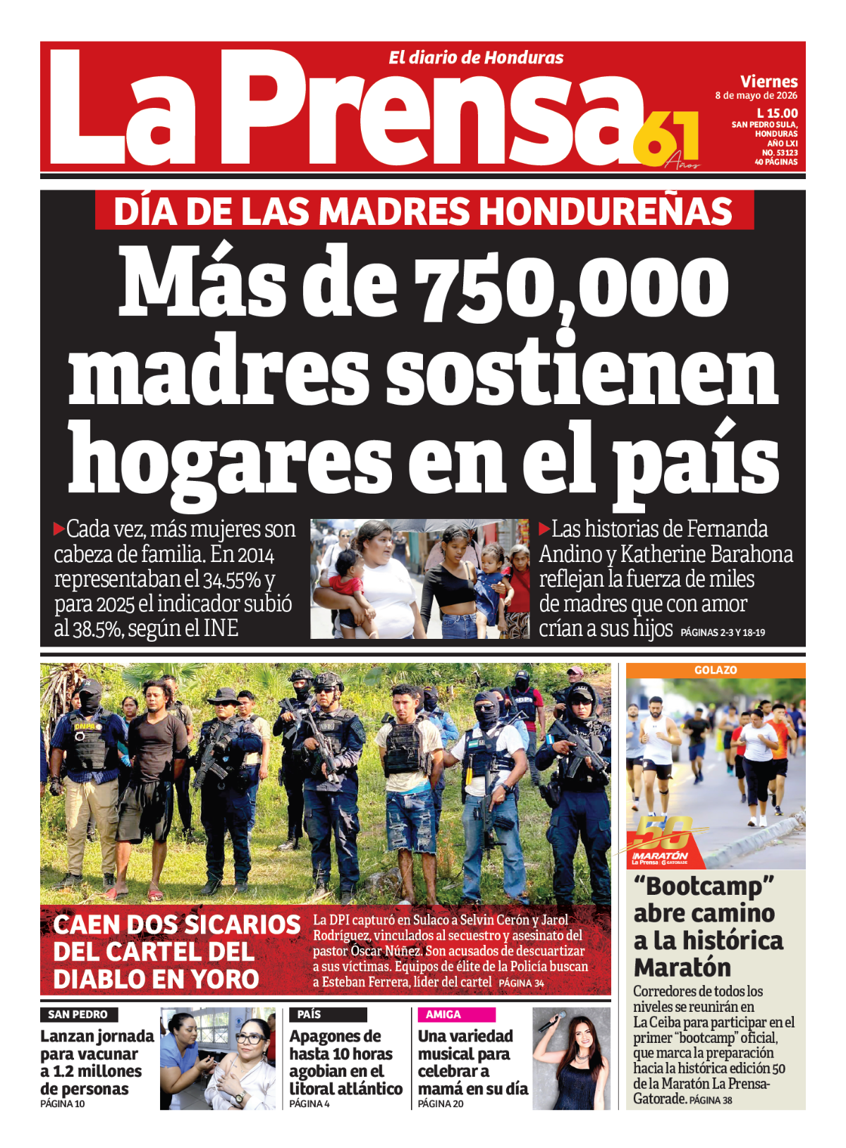 Más de 750,000 madres sostienen hogares en el país