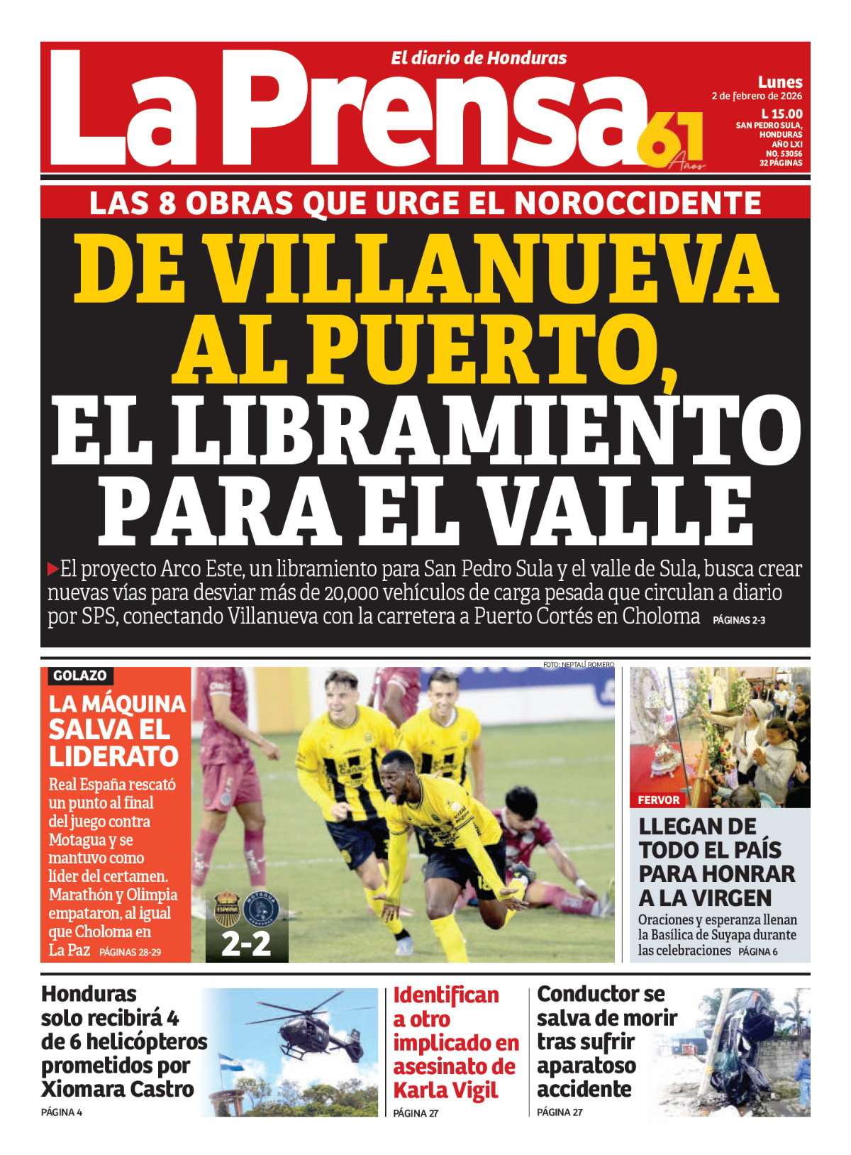 DeVillanueva al Puerto, el libramiento para el valle