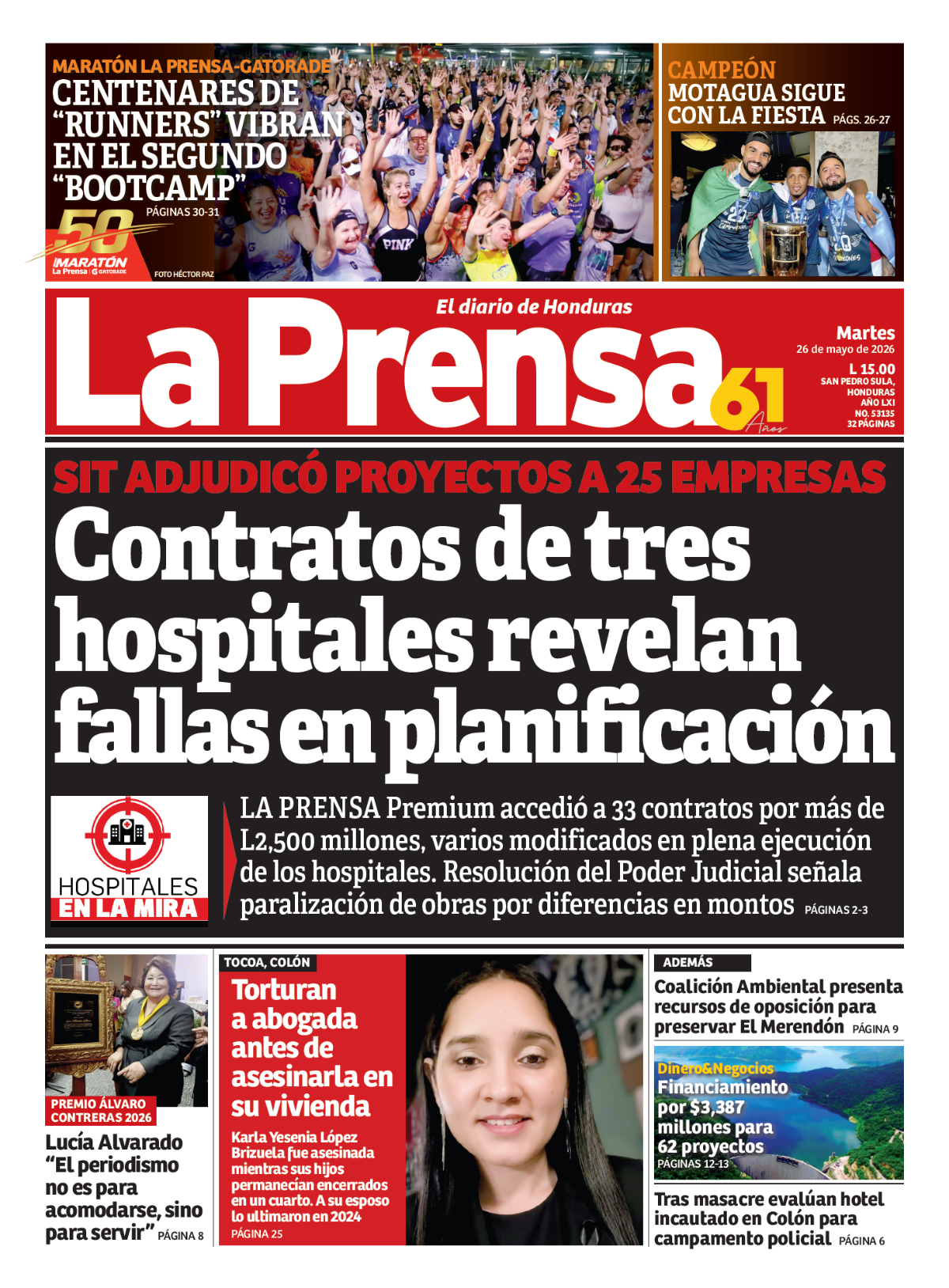 Contratos de tres hospitales revelan fallas en planificación