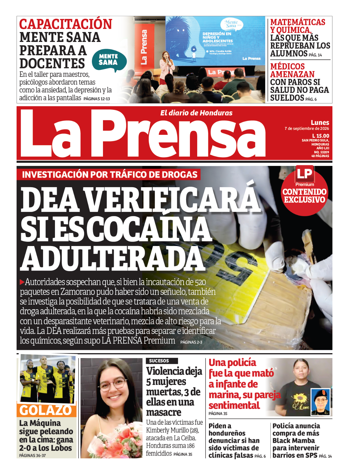 DEA verificará si es cocaína adulterada