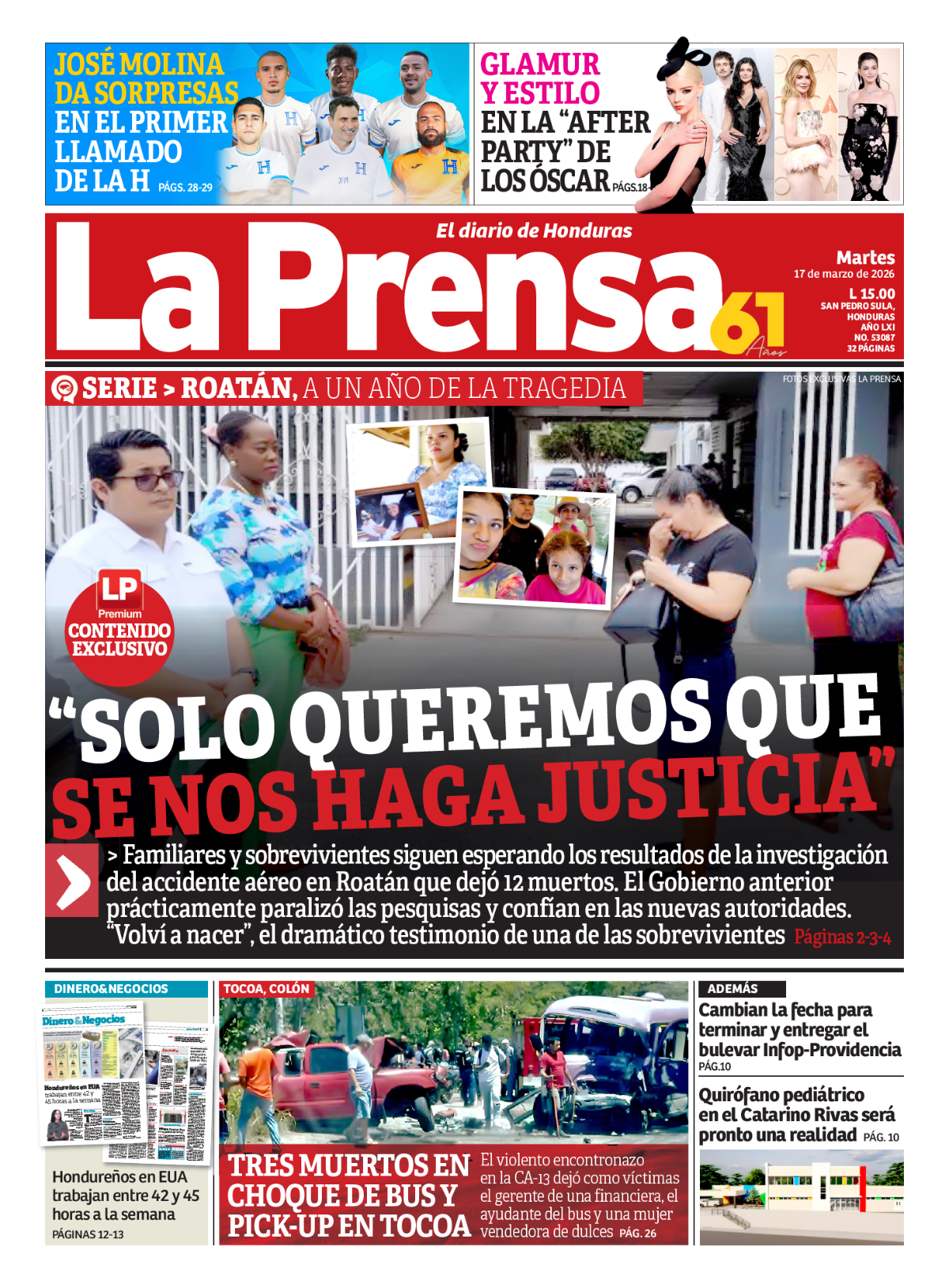 Solo queremos que se nos haga justicia