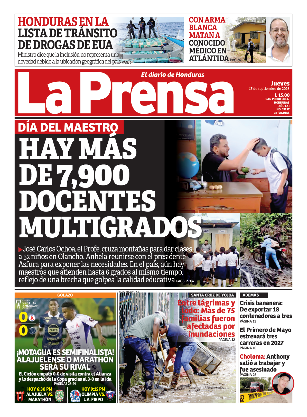 Hay más de 7,900 docentes multigrados