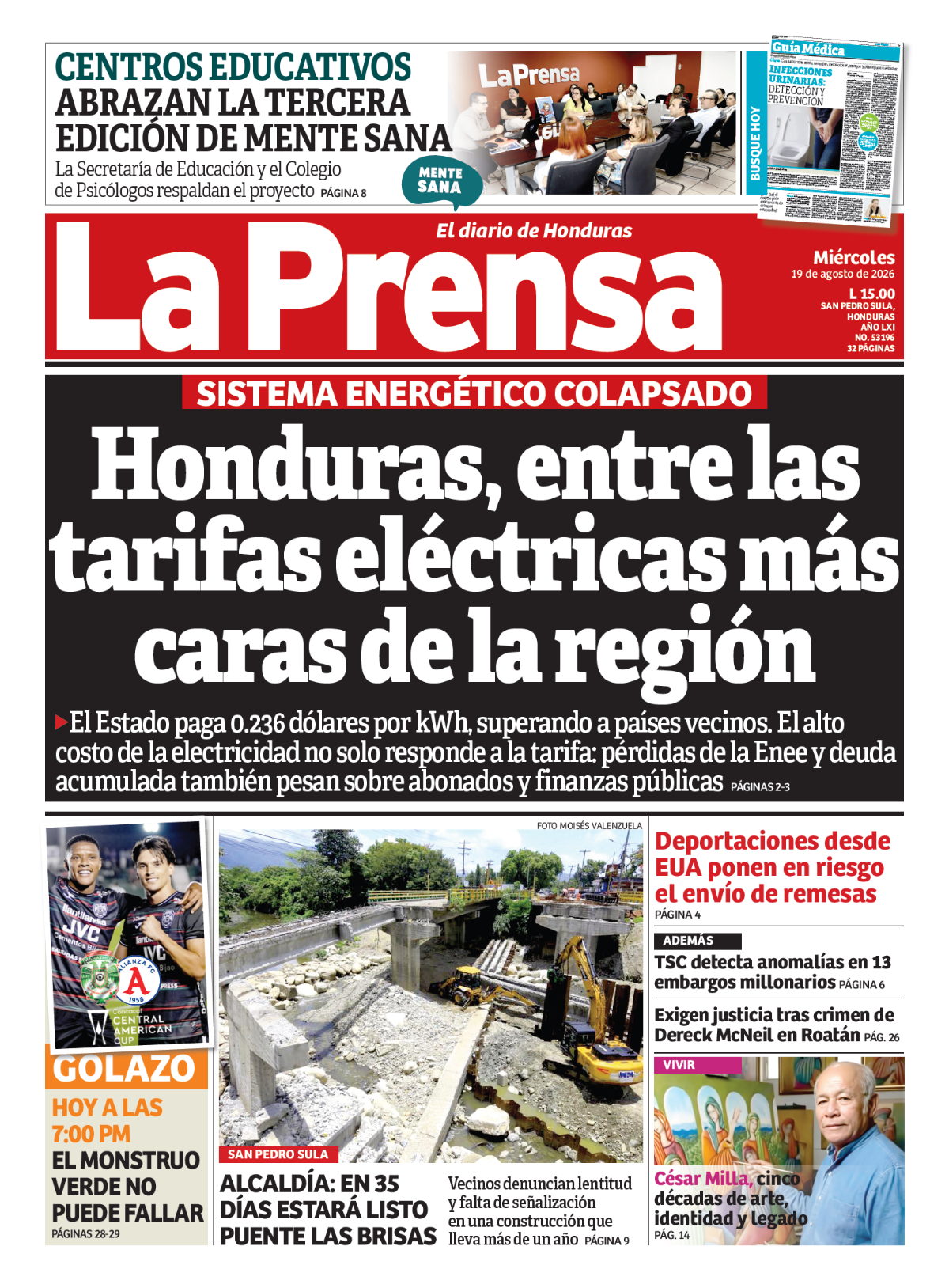 Honduras, entre las tarifas eléctricas más caras de la región