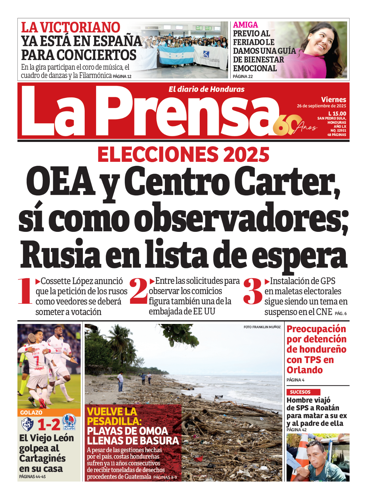 OEA y Centro Carter, sí como observadores; Rusia en lista de espera