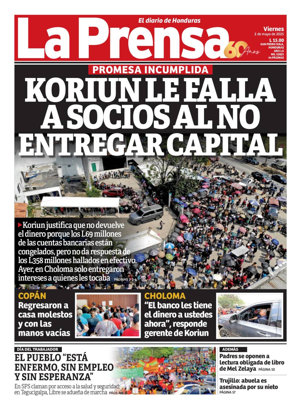Koriun le falla a socios al no entregar capital