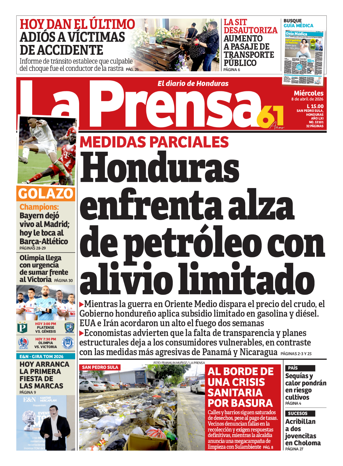 Honduras enfrenta alza de petróleo con alivio limitado