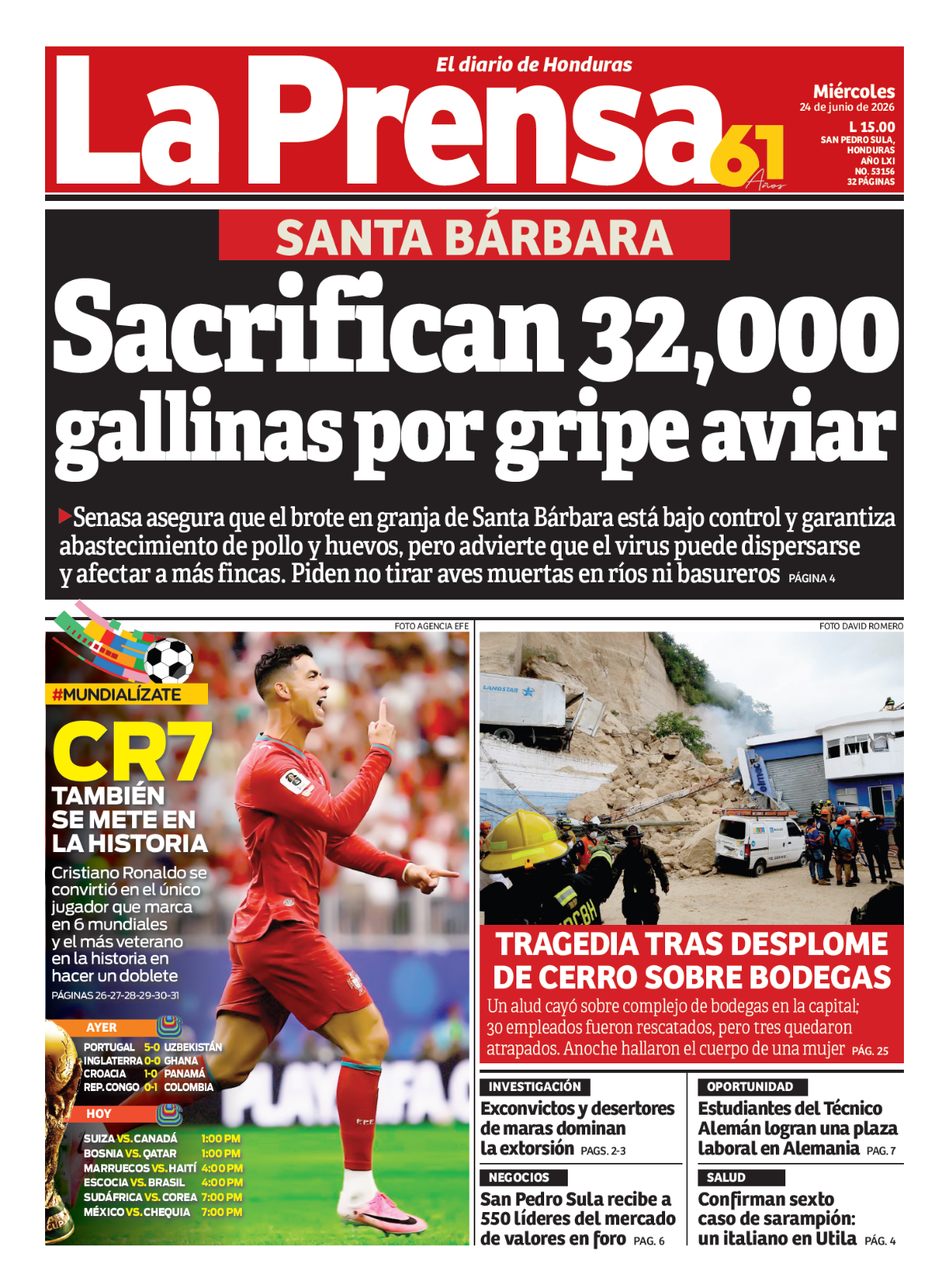 Sacrifican 32,000 gallinas por gripe aviar