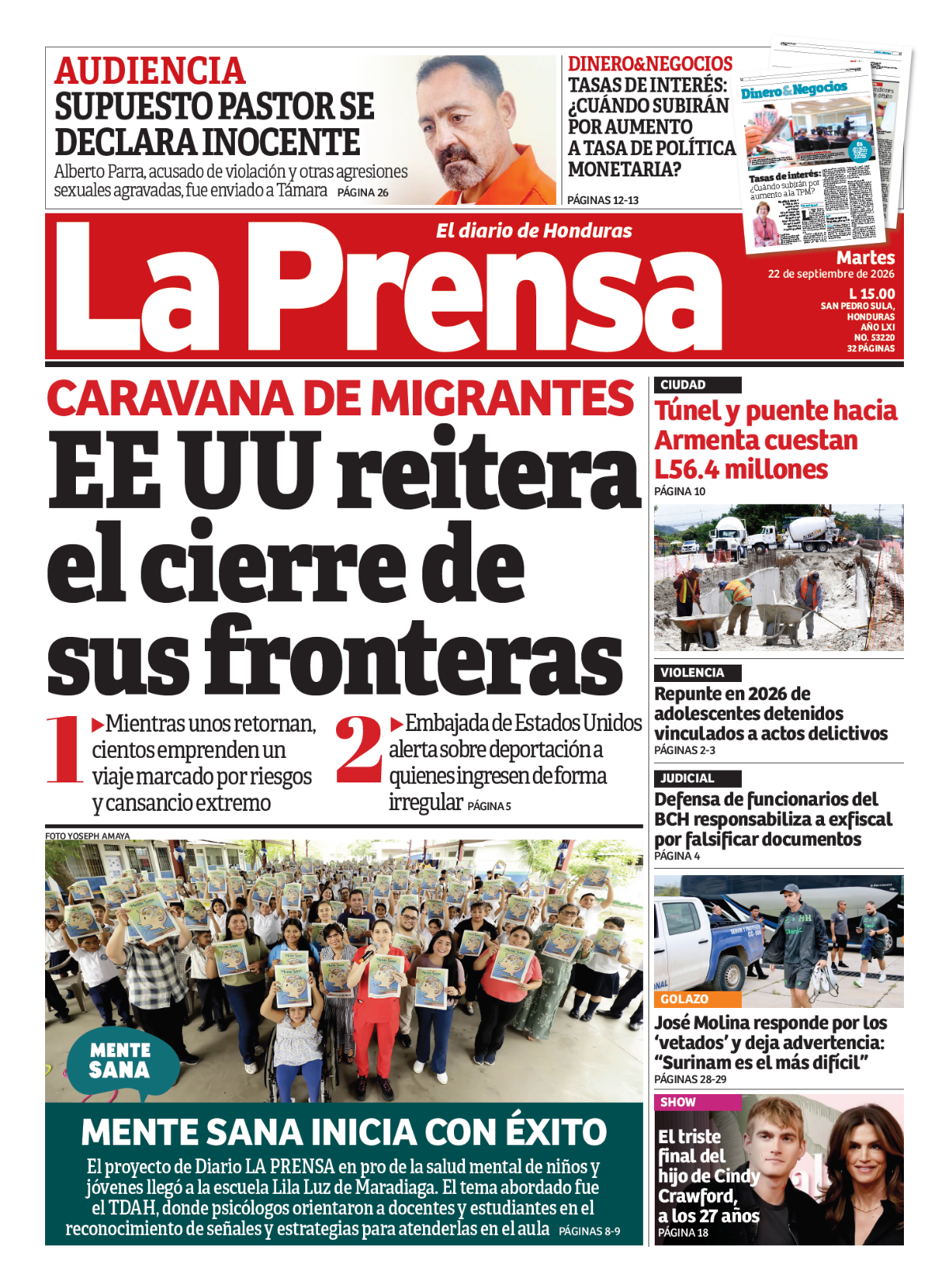 EE UU reitera el cierre de sus fronteras