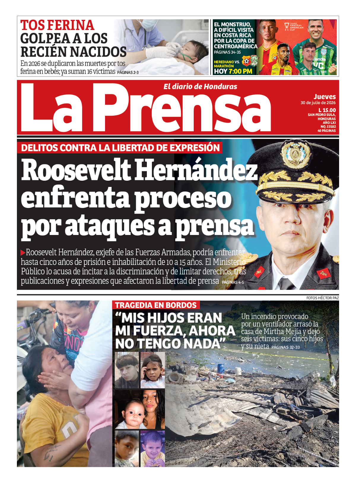 Roosevelt Hernández enfrenta proceso por ataques a prensa
