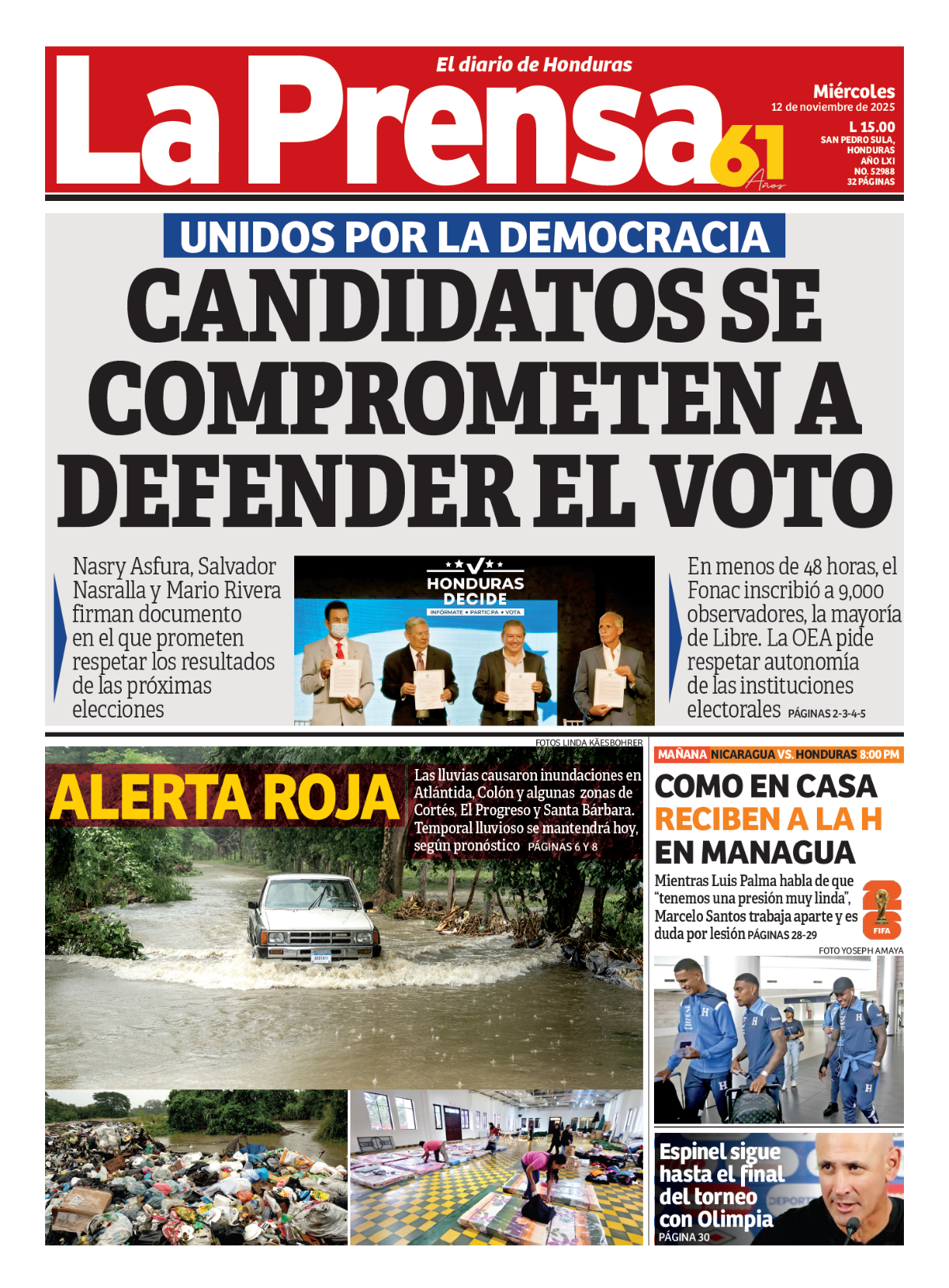 Candidatos se comprometen a defender el voto